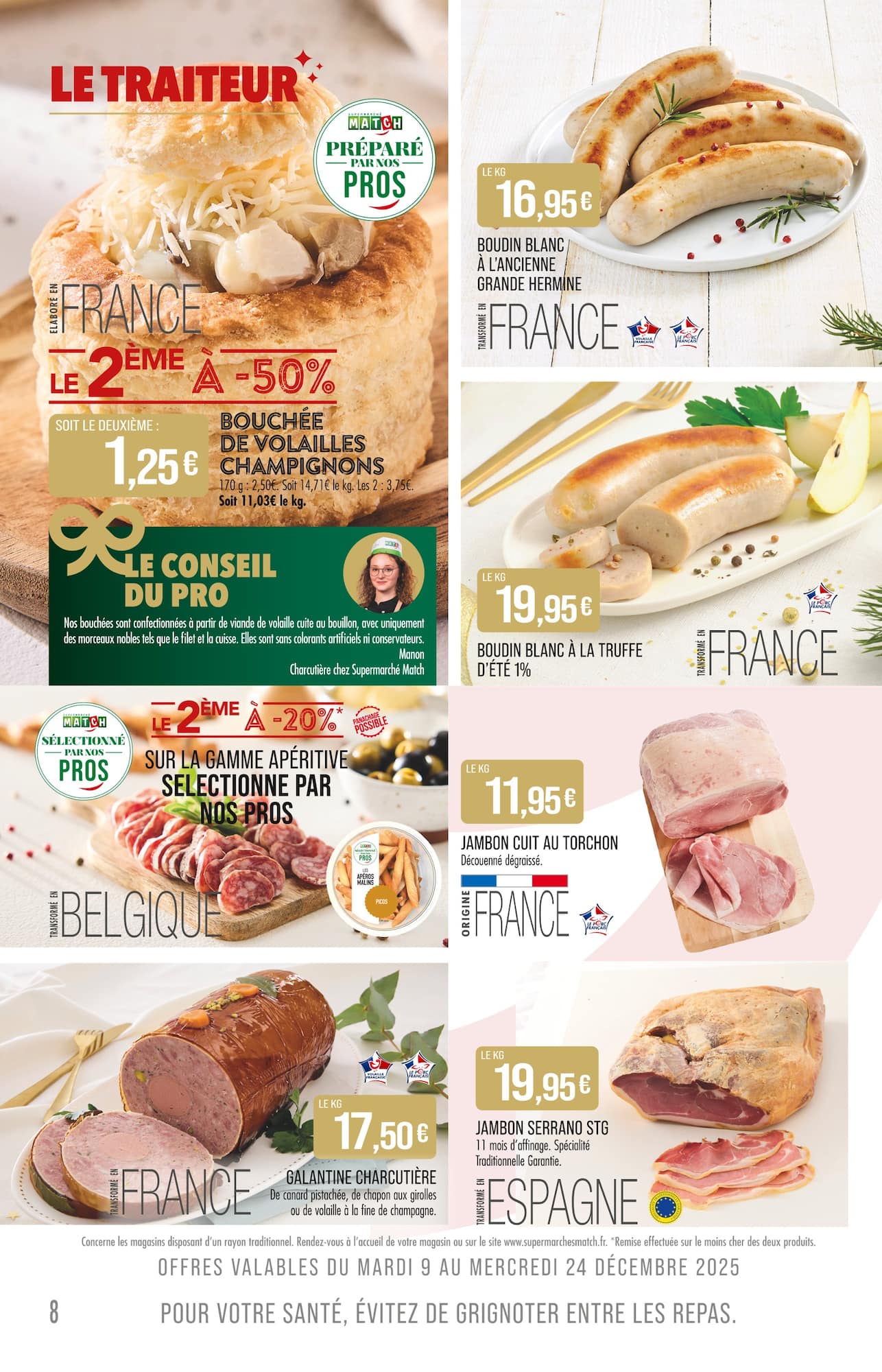 match - Catalogue Match valable du 09/12 au 27/12 - page: 8