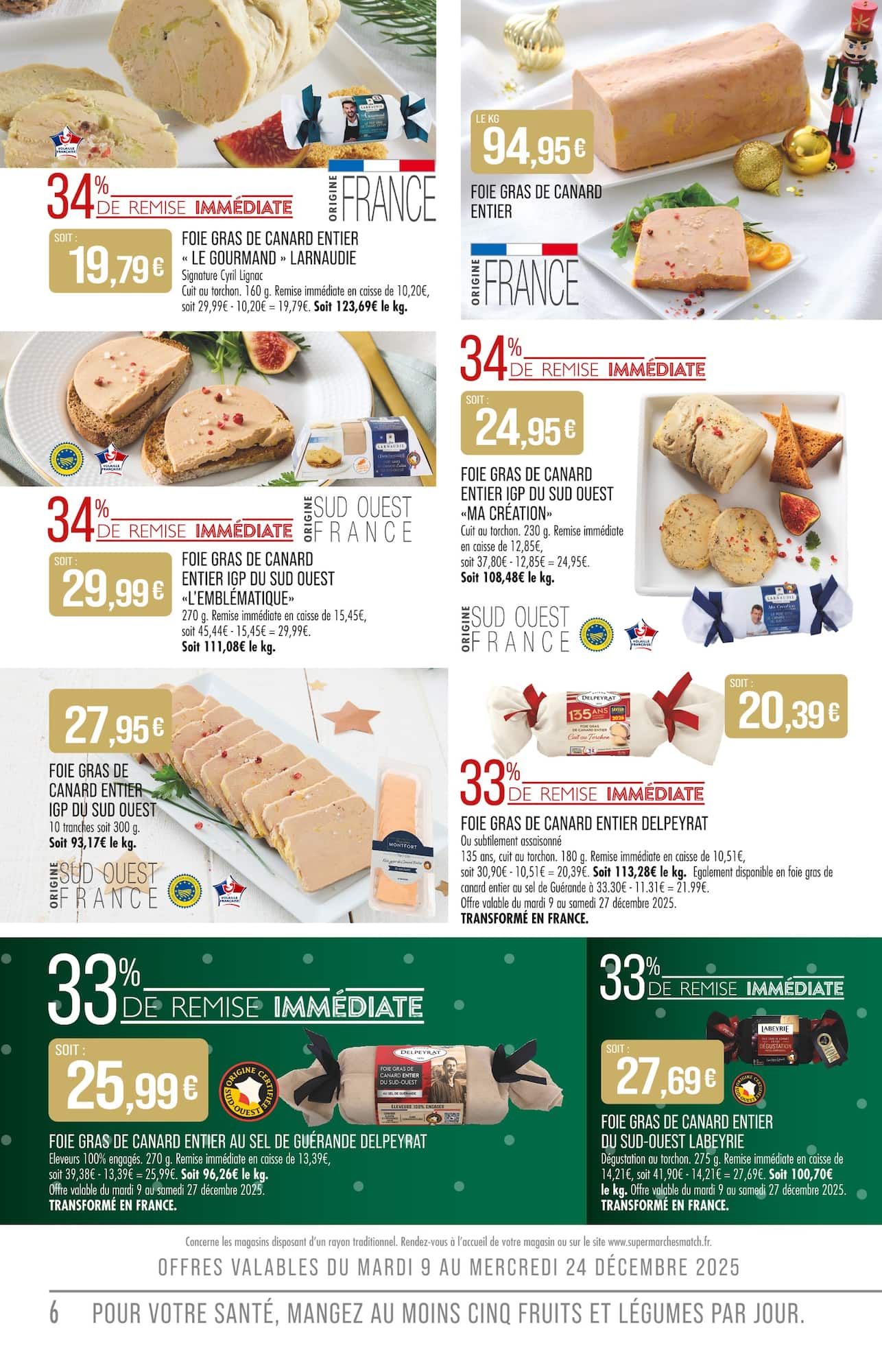 match - Catalogue Match valable du 09/12 au 27/12 - page: 6