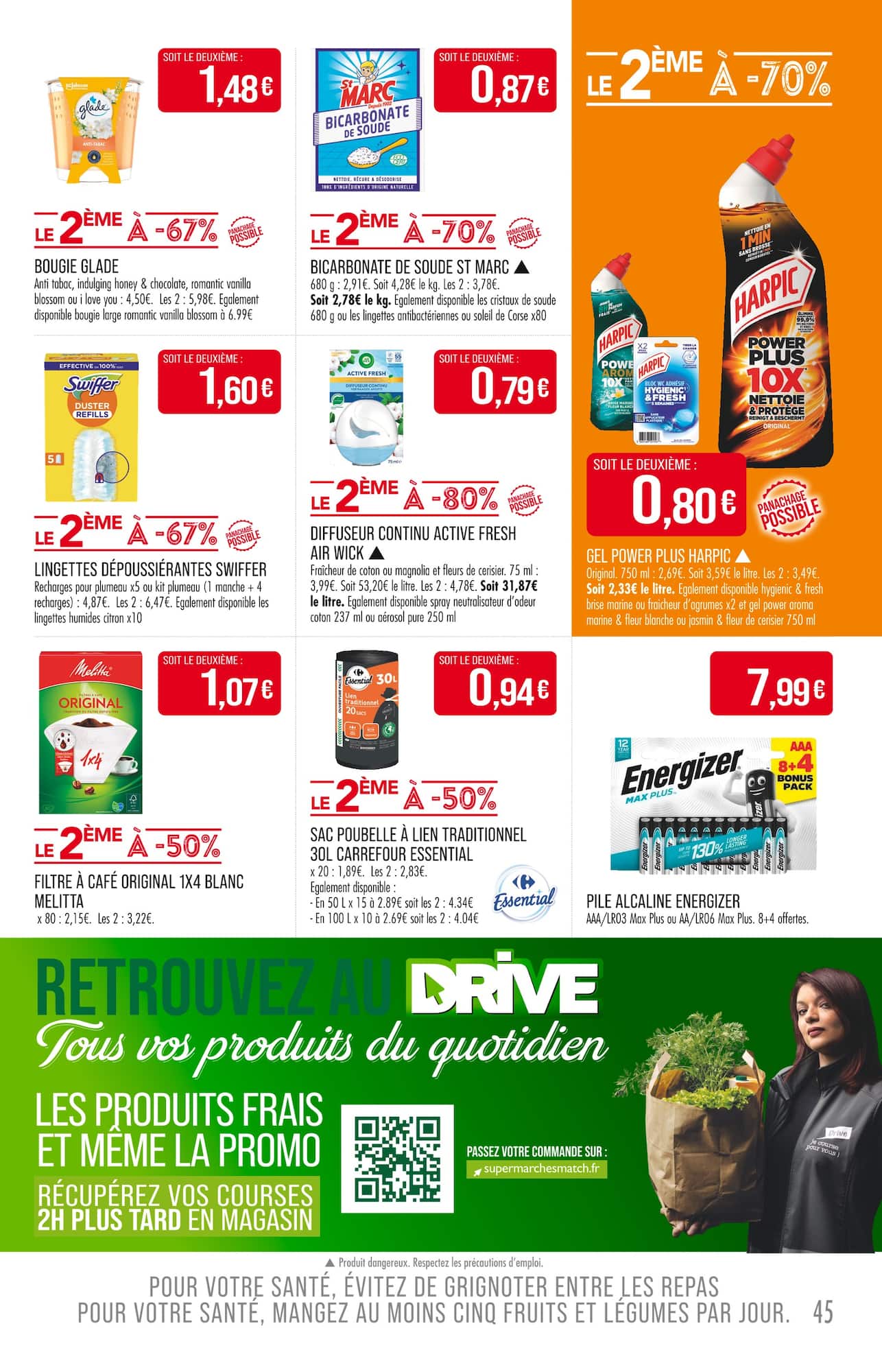 match - Catalogue Match - Fetes par nos Pros valable du 16/12 au 31/12 - page: 45