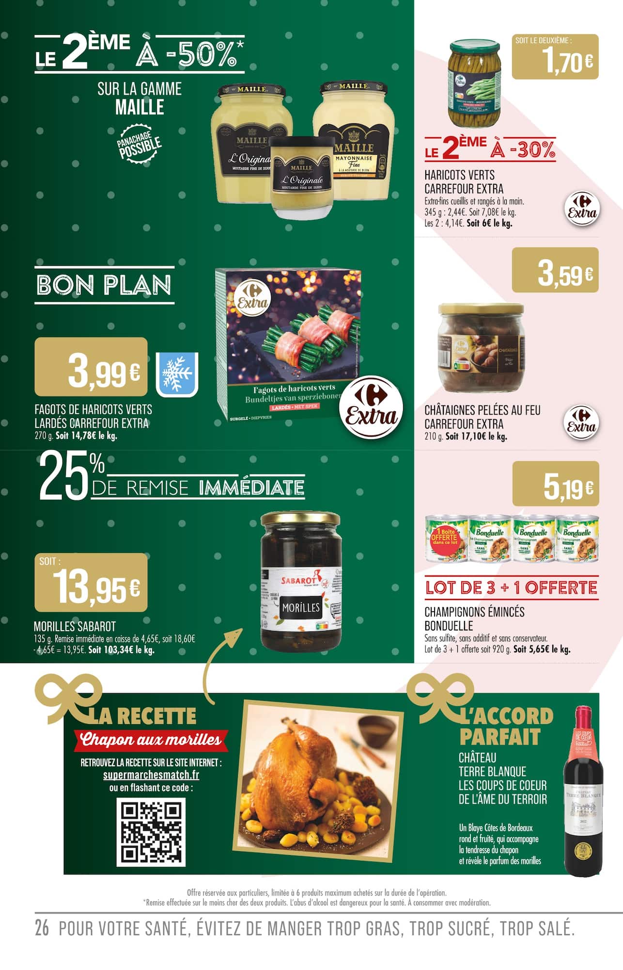 match - Catalogue Match - Fetes par nos Pros valable du 16/12 au 31/12 - page: 26