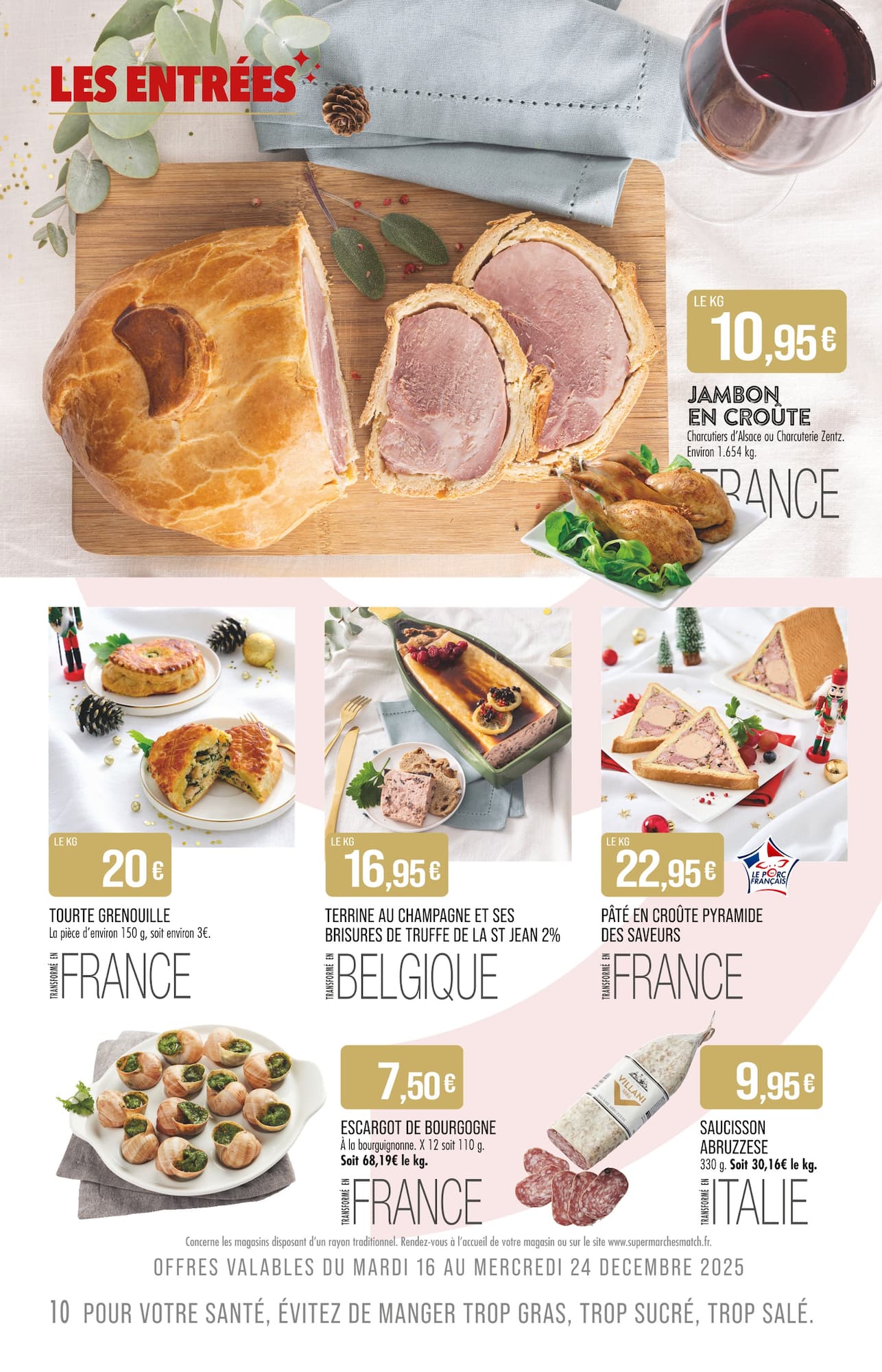 match - Catalogue Match - Fetes par nos Pros valable du 16/12 au 31/12 - page: 10