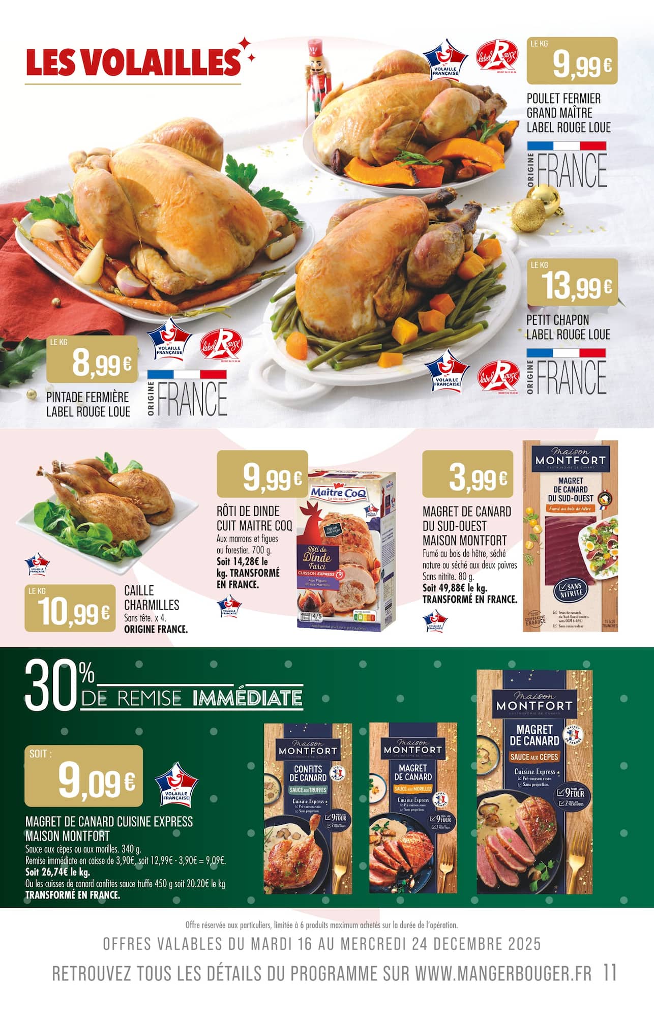 match - Catalogue Match - Fetes par nos Pros valable du 16/12 au 31/12 - page: 11