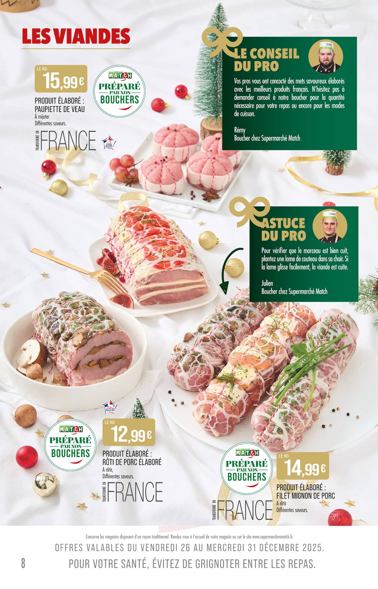 match - Catalogue Match valable du 27/12 au 04/01 - page: 8