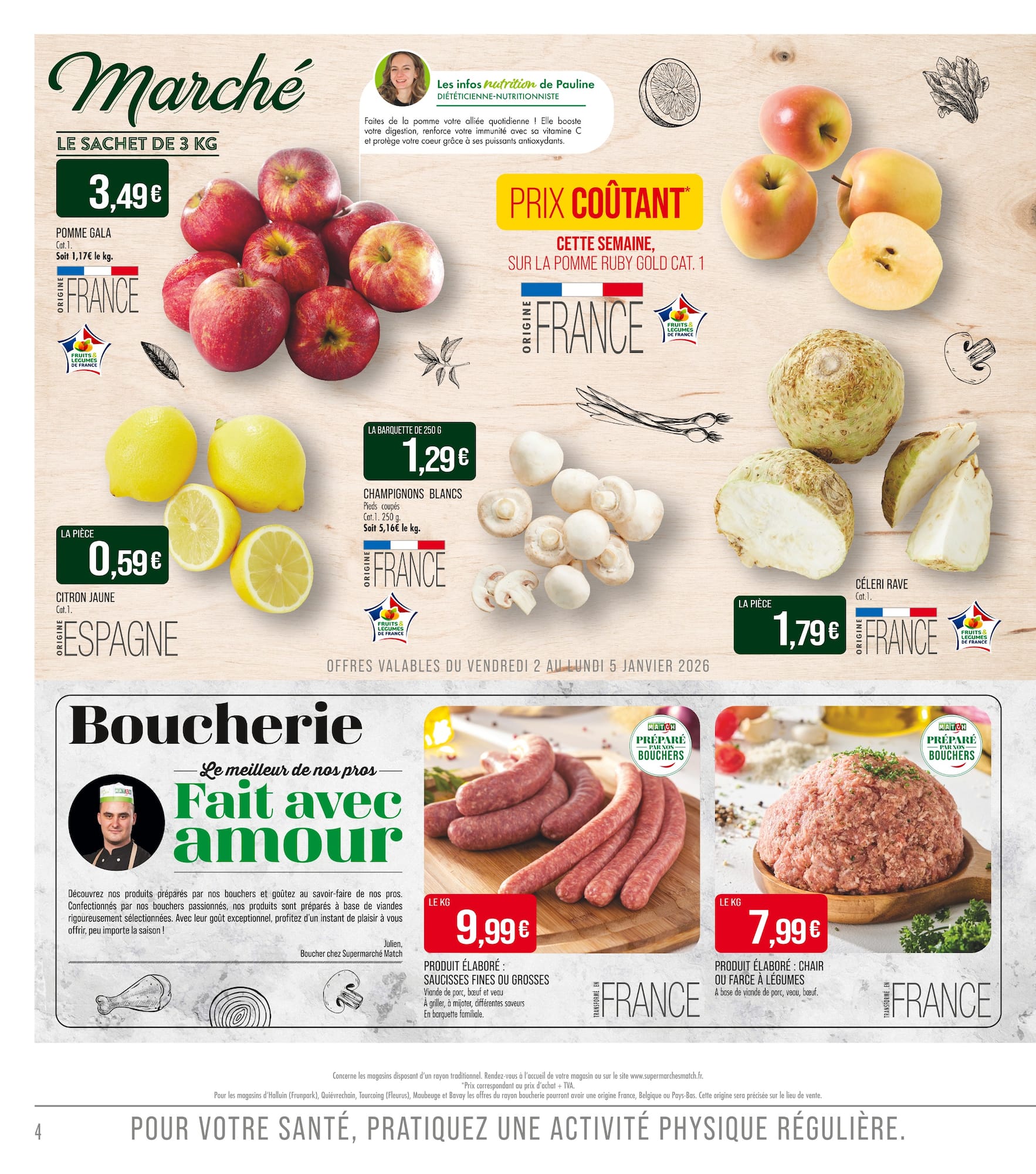 match - Catalogue Match valable du 01/01 au 11/01 - page: 4