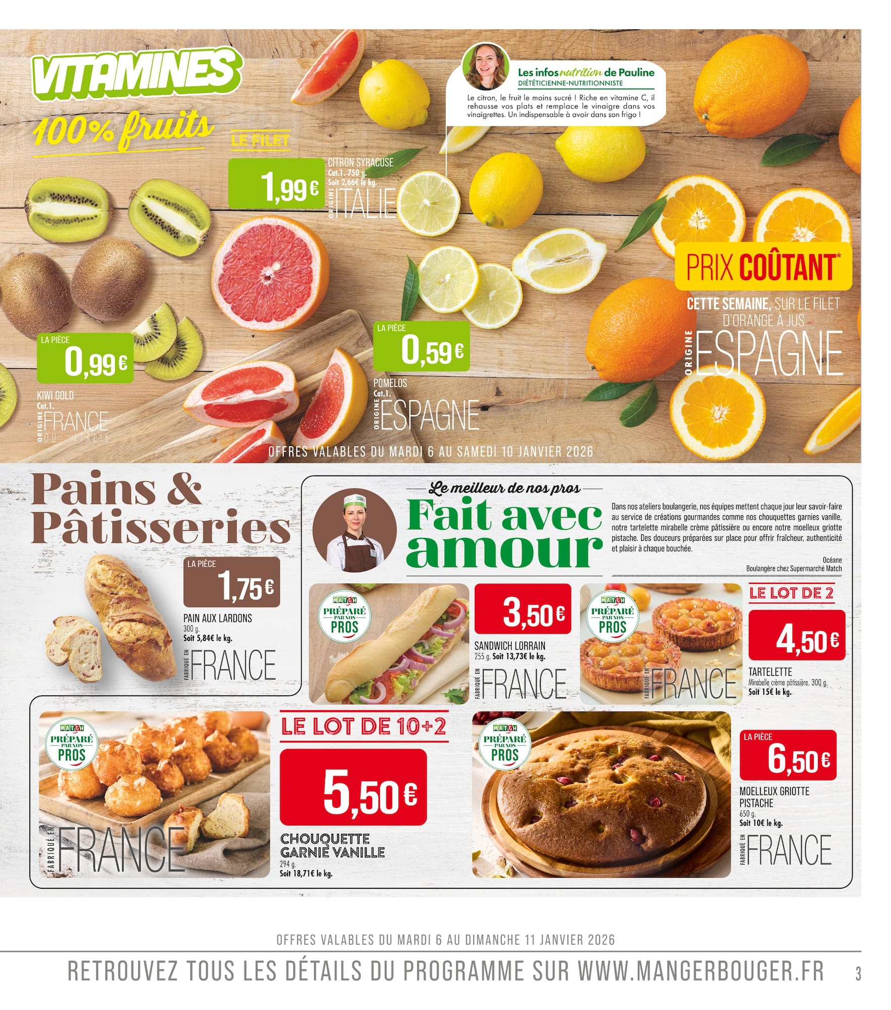 match - Catalogue Match valable du 05/01 au 18/01 - page: 3