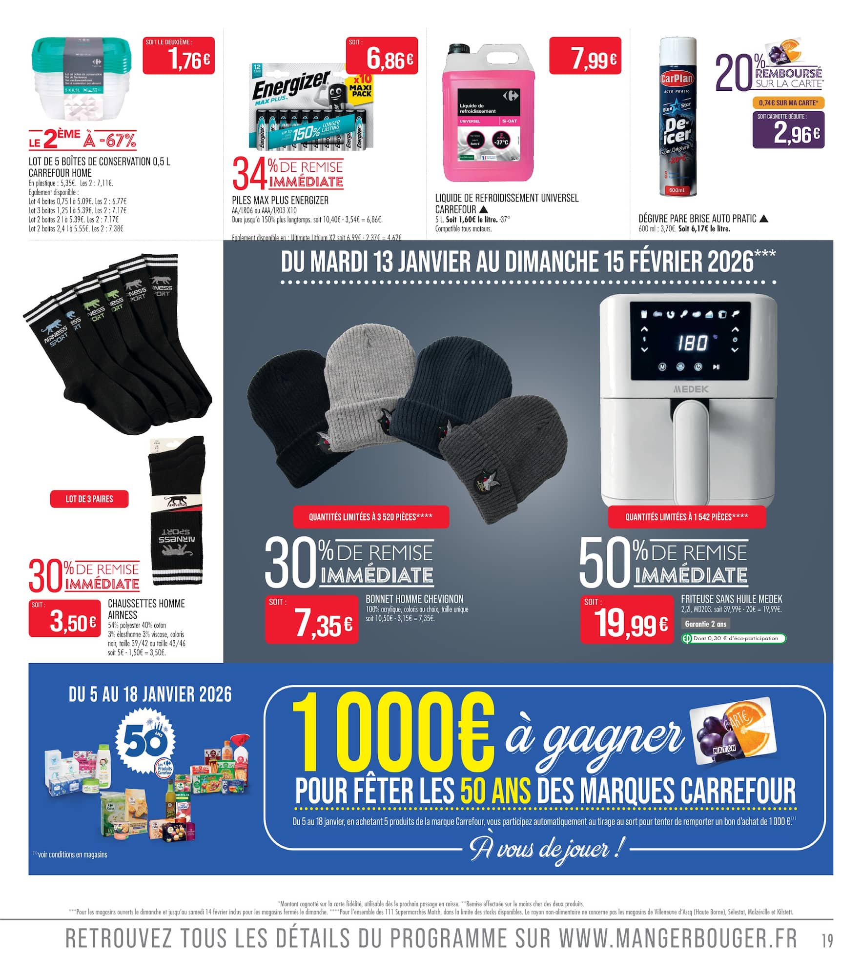 match - Catalogue Match valable du 13/01 au 25/01 - page: 19