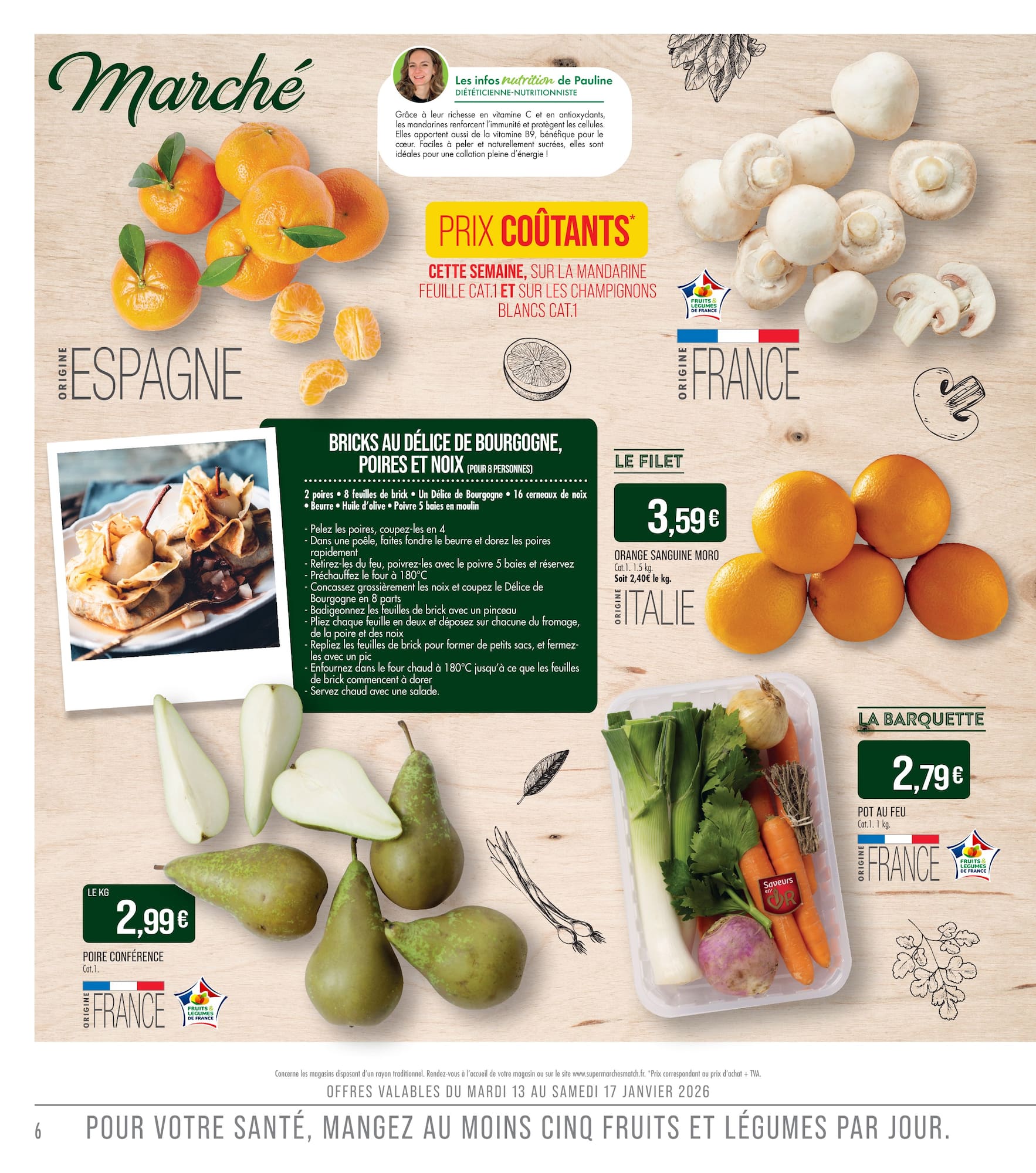 match - Catalogue Match valable du 13/01 au 25/01 - page: 6