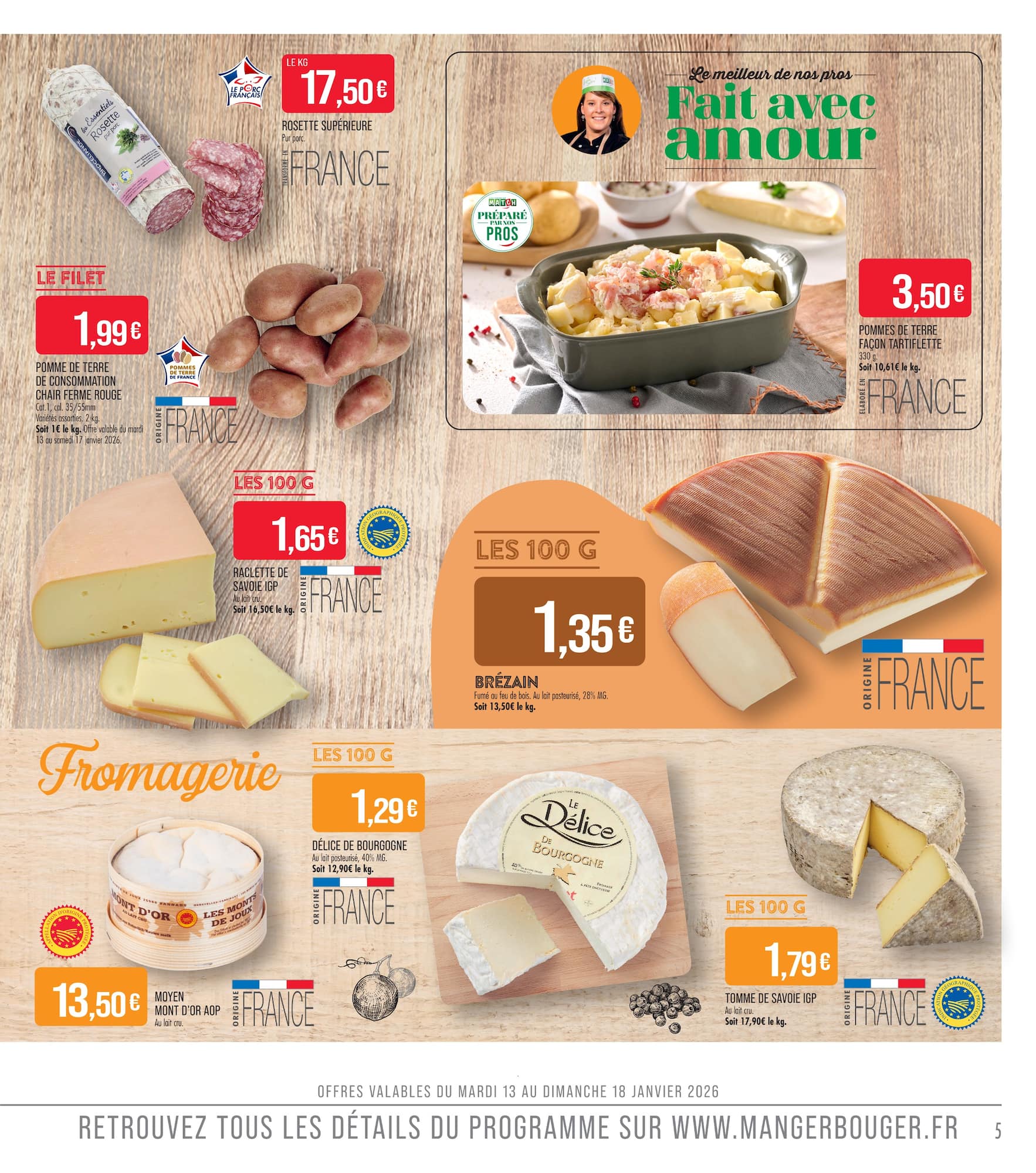 match - Catalogue Match valable du 13/01 au 25/01 - page: 5