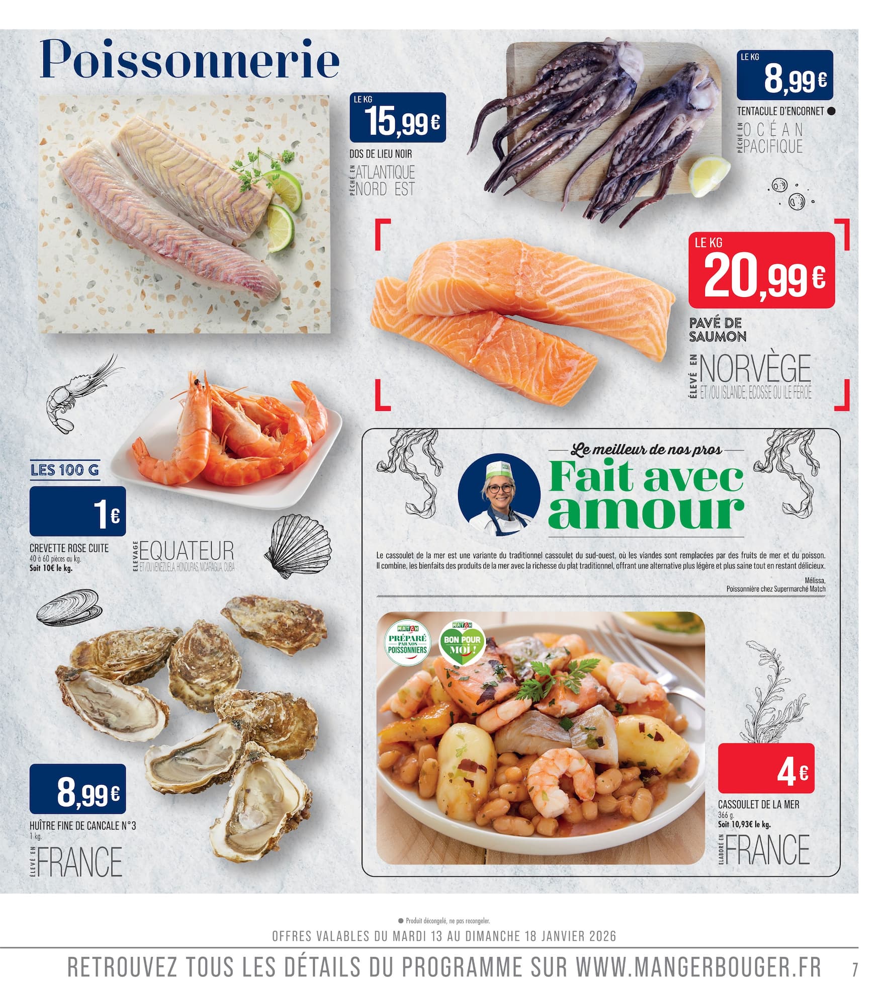 match - Catalogue Match valable du 13/01 au 25/01 - page: 7