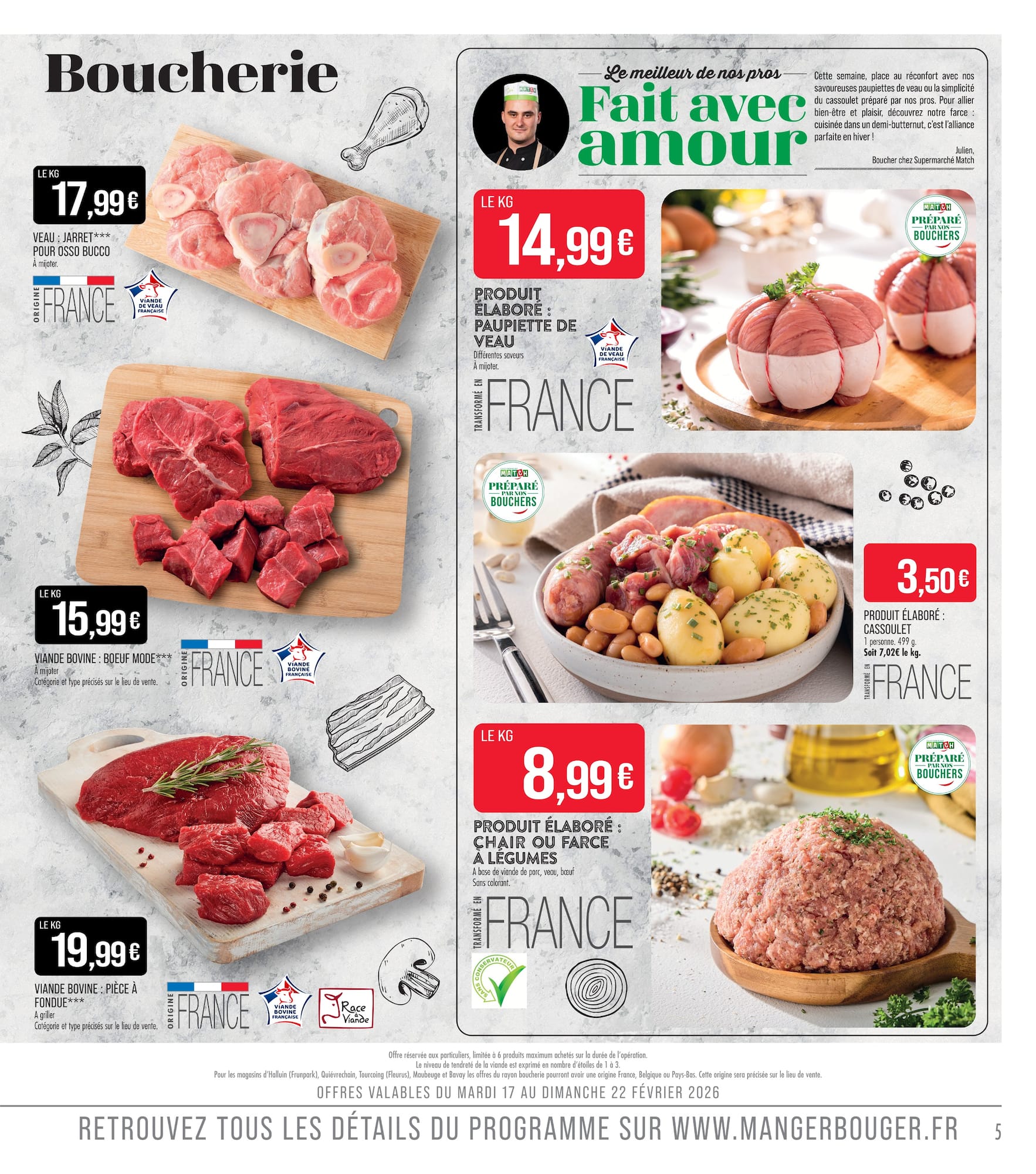match - Catalogue Match valable du 17/02/2026 au 01/03/2026 - page: 5