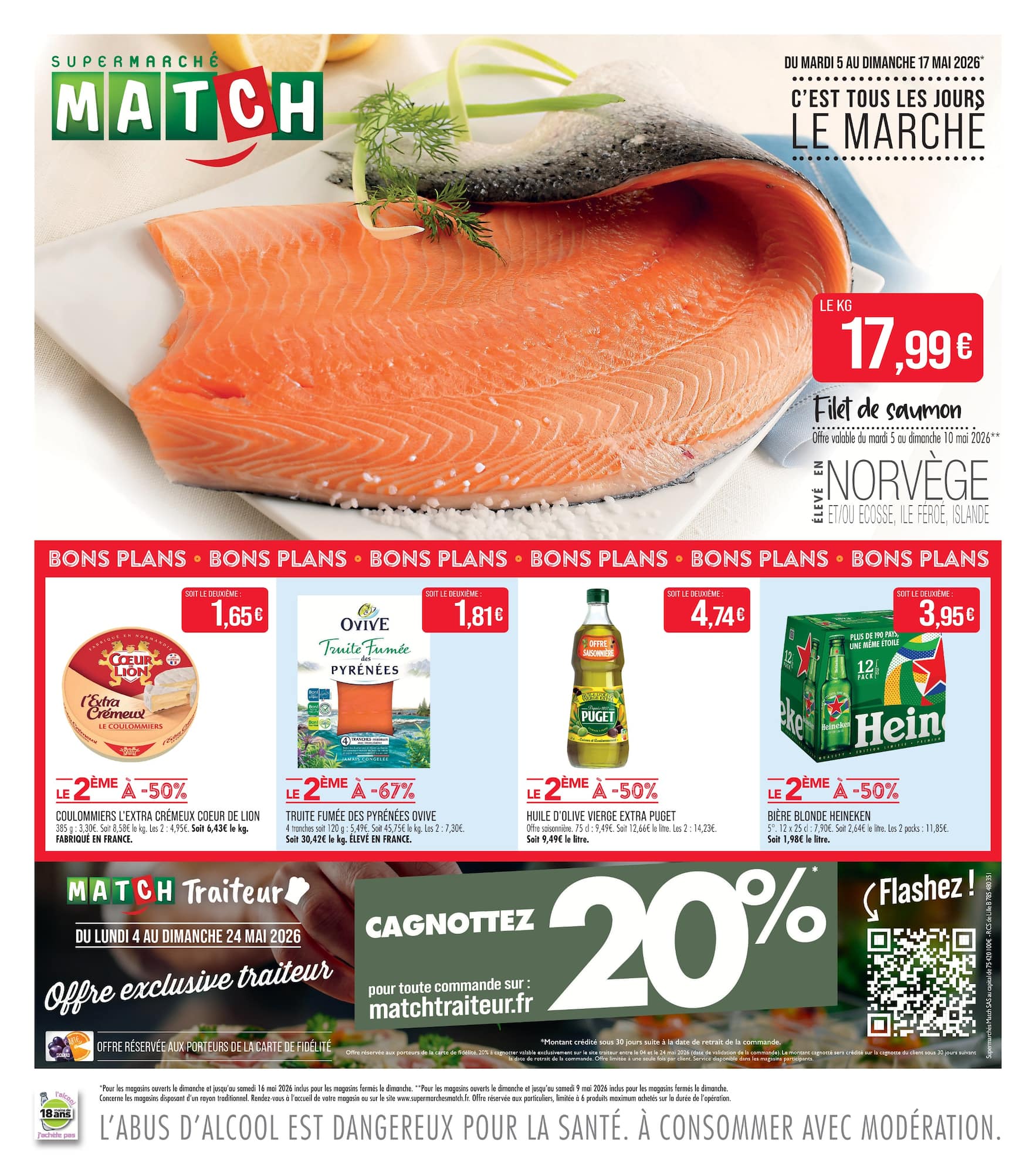 match - Flyer Match pour la semaine prochaine du du mardi 05/05/2026 au du dimanche 17/05/2026