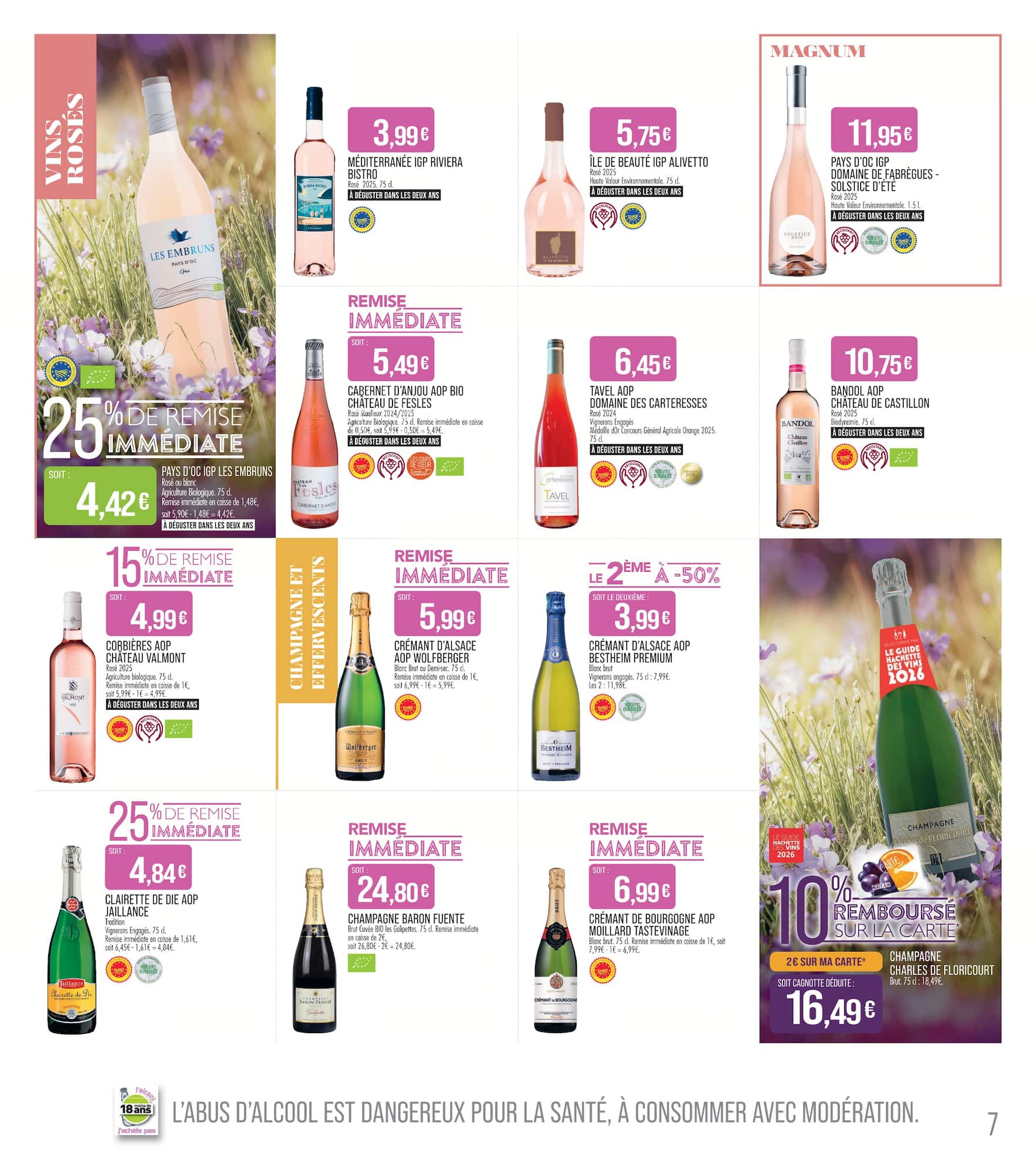 match - Flyer Match - Foire aux Vins pour la semaine prochaine du du mardi 05/05/2026 au du dimanche 17/05/2026 - page: 7
