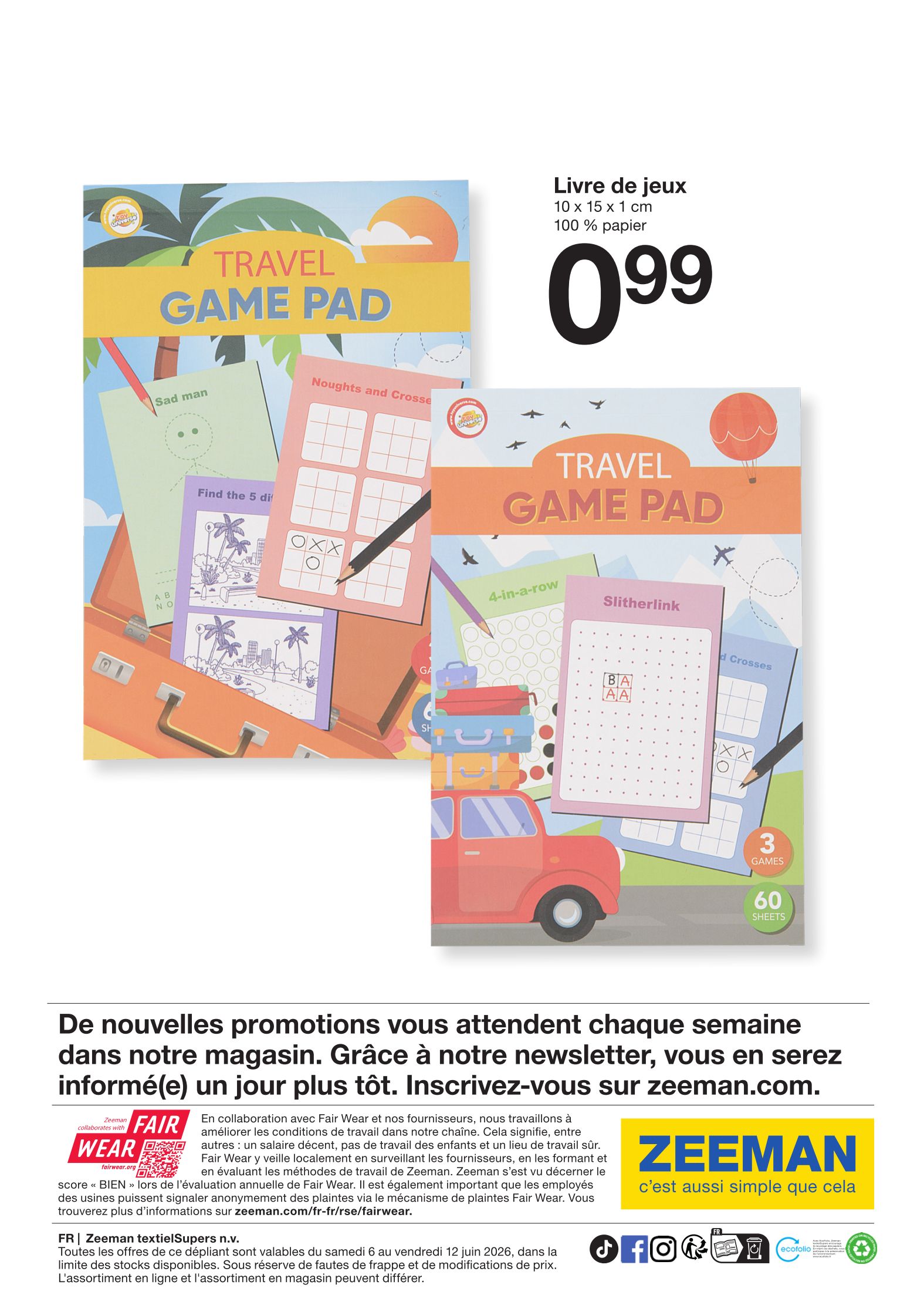 zeeman - Flyer Zeeman pour la semaine prochaine du du samedi 06/06/2026 au du vendredi 12/06/2026 - page: 23