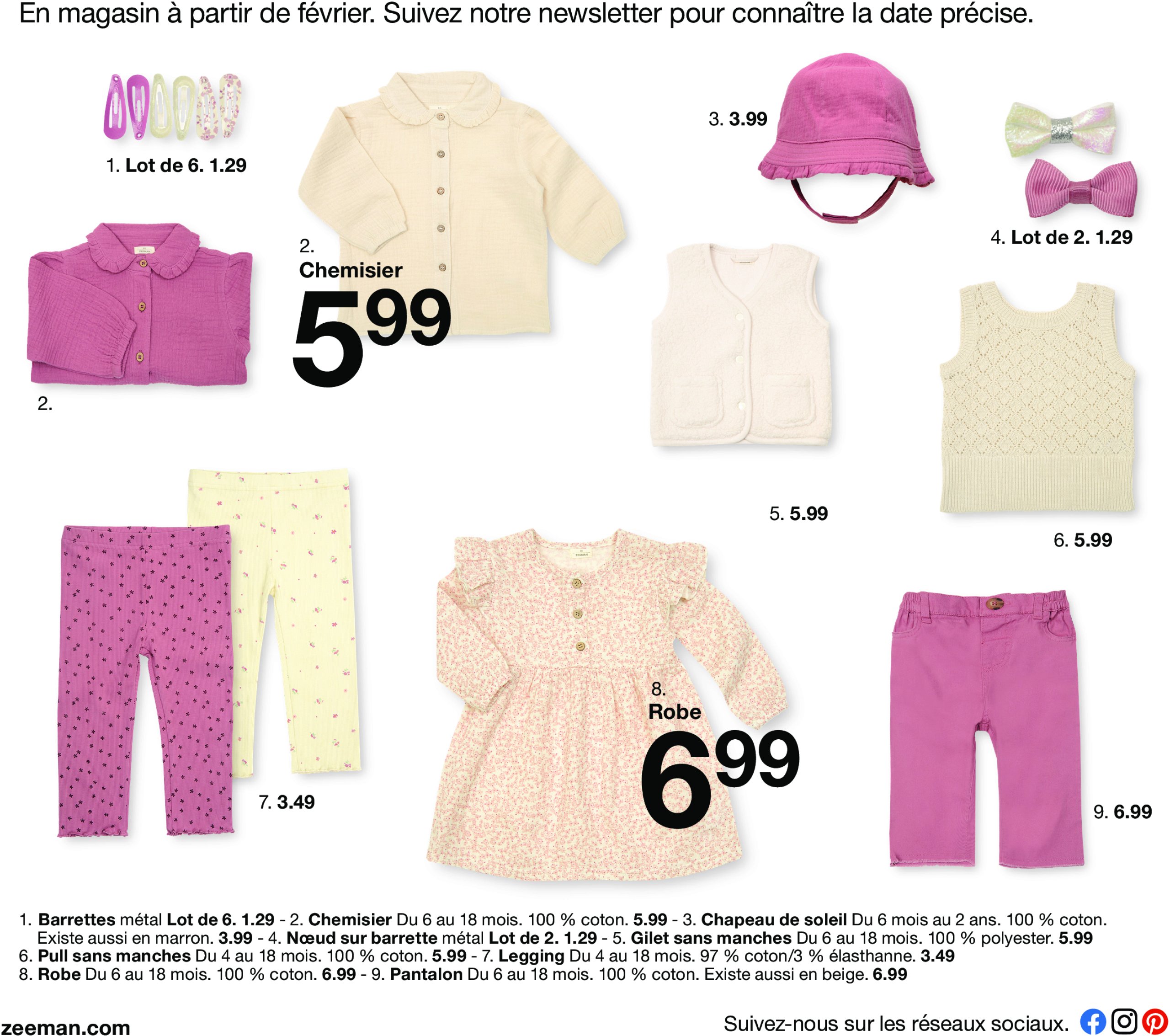 zeeman - Catalogue Zeeman valable dès 01/02 - 31/07 - page: 18 zeeman - Catalogue Zeeman valable dès 01/02 - 31/07 - page: 18