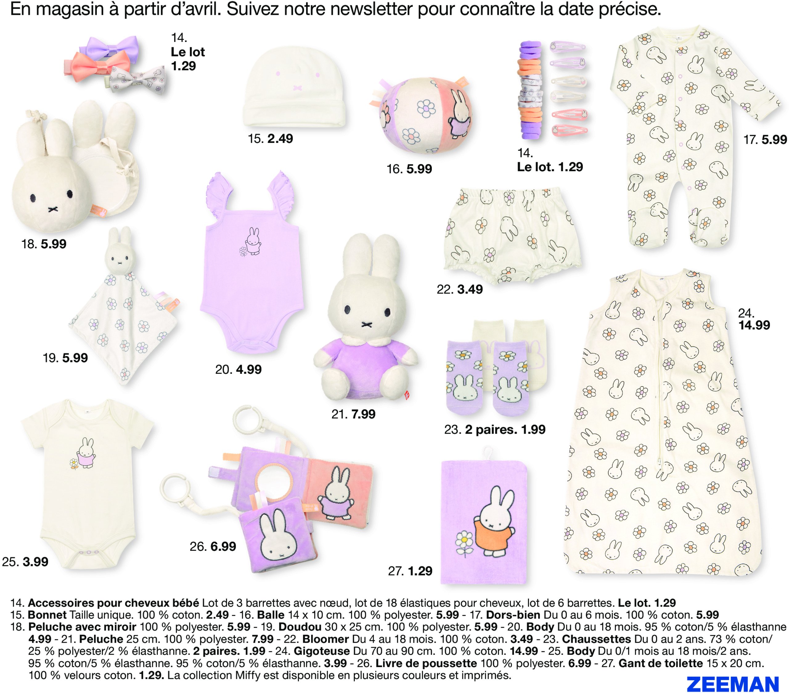 zeeman - Catalogue Zeeman valable dès 01/02 - 31/07 - page: 11 zeeman - Catalogue Zeeman valable dès 01/02 - 31/07 - page: 11