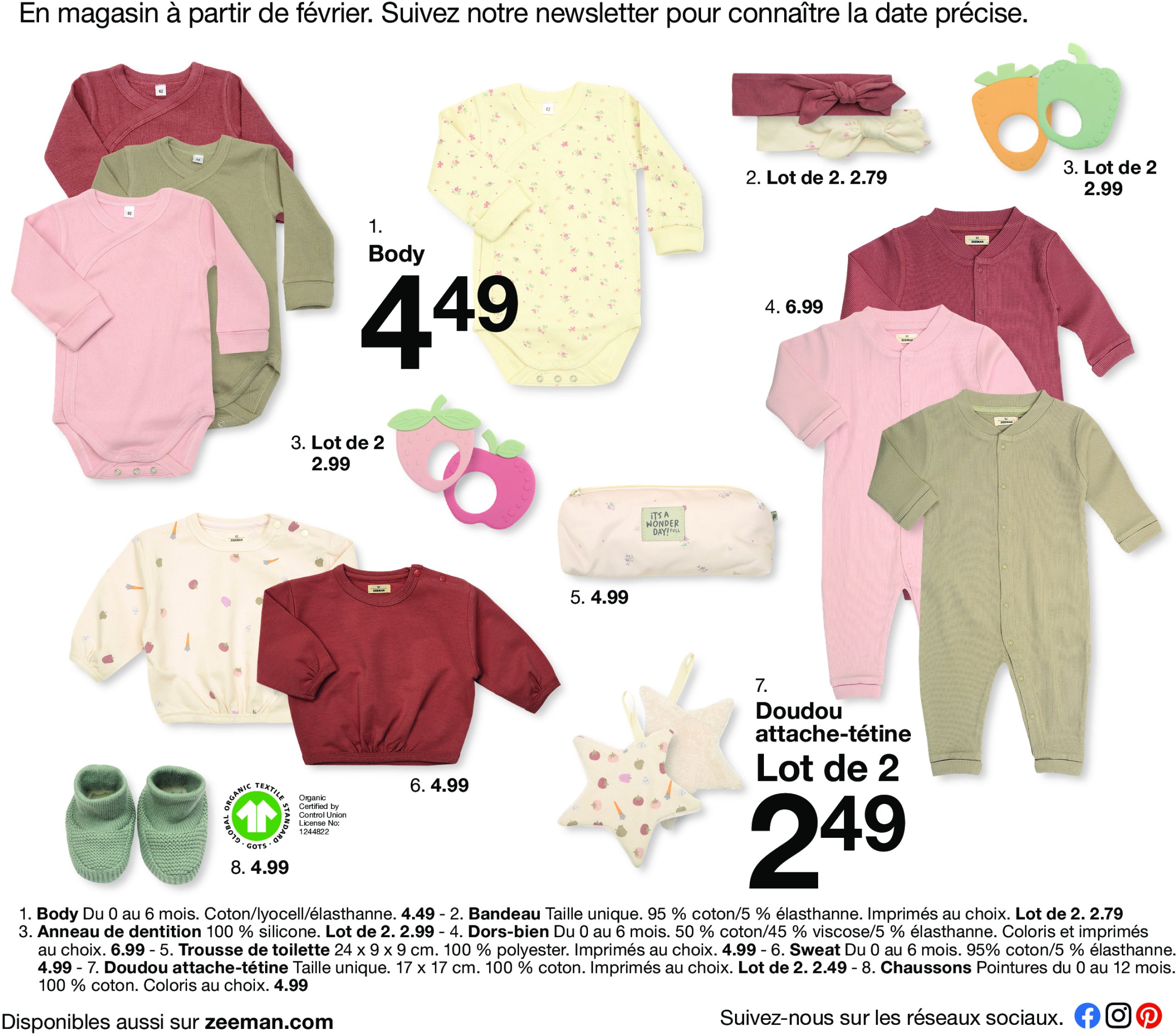 zeeman - Catalogue Zeeman valable dès 01/02 - 31/07 - page: 4 zeeman - Catalogue Zeeman valable dès 01/02 - 31/07 - page: 4