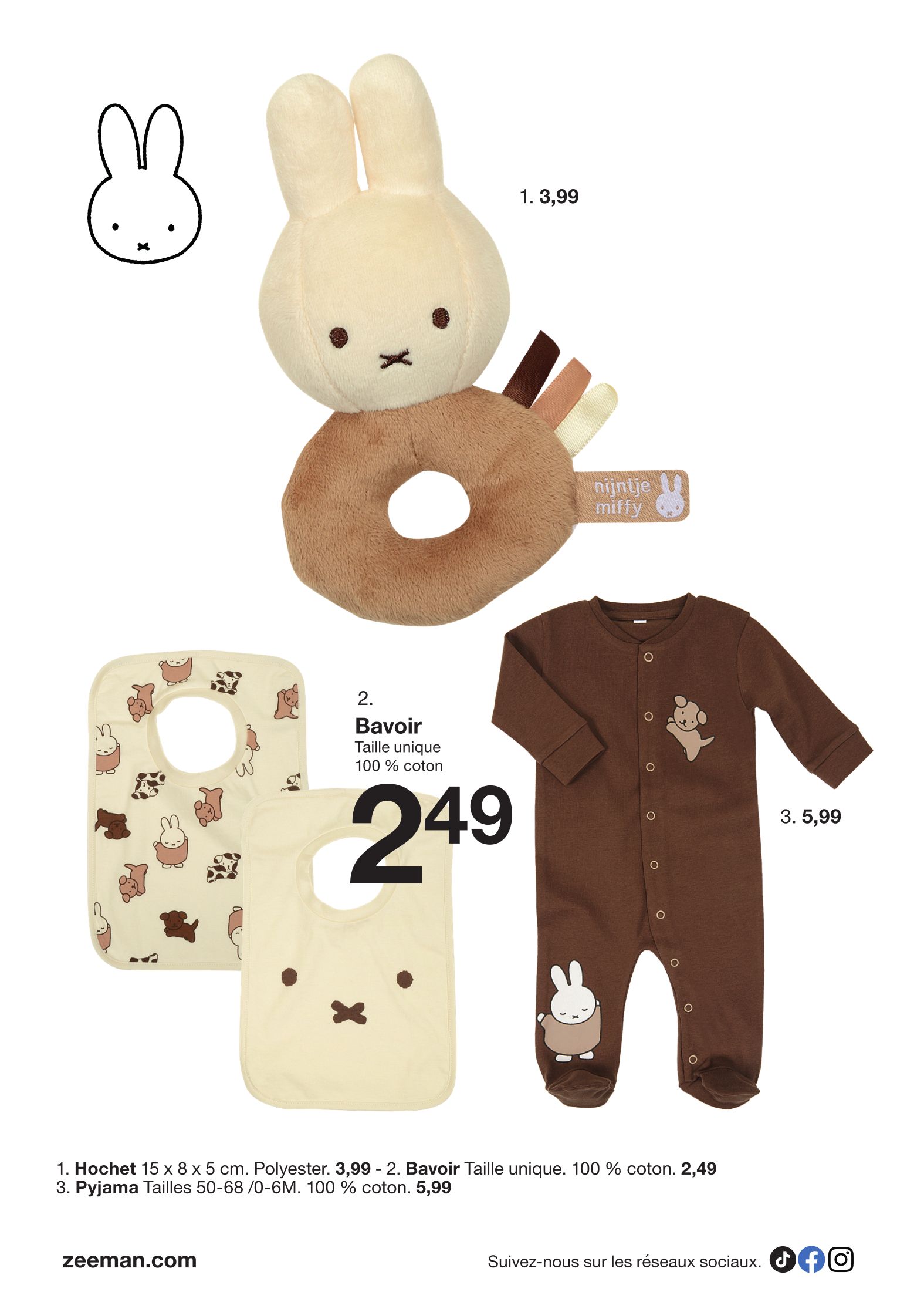 zeeman - Catalogue Zeeman - Miffy valable du 30/08 au 05/09 - page: 2