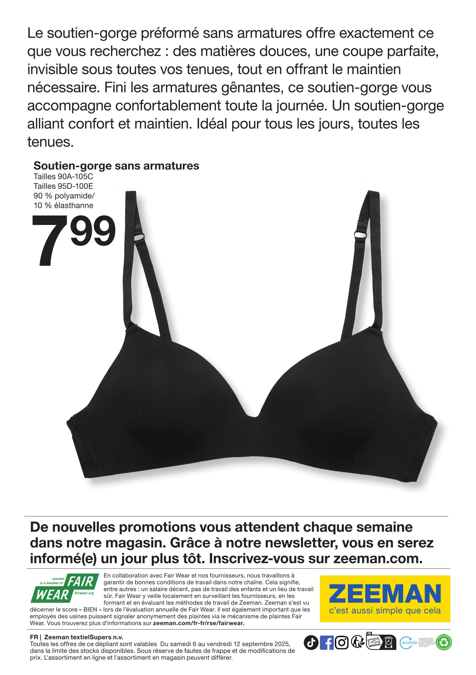 zeeman - Catalogue Zeeman valable du 06/09 au 12/09 - page: 22