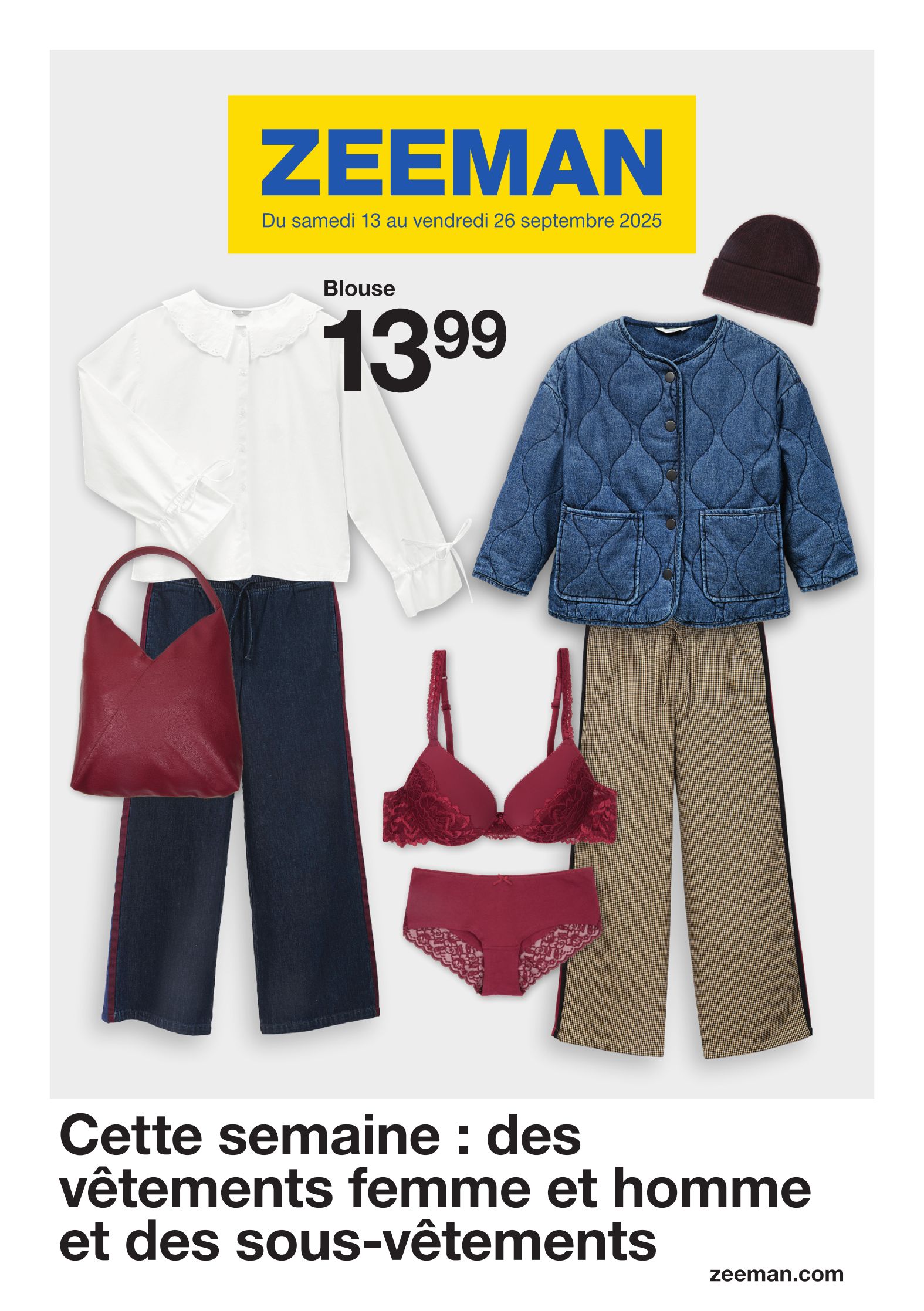 zeeman - Catalogue Zeeman valable du 13/09 au 26/09