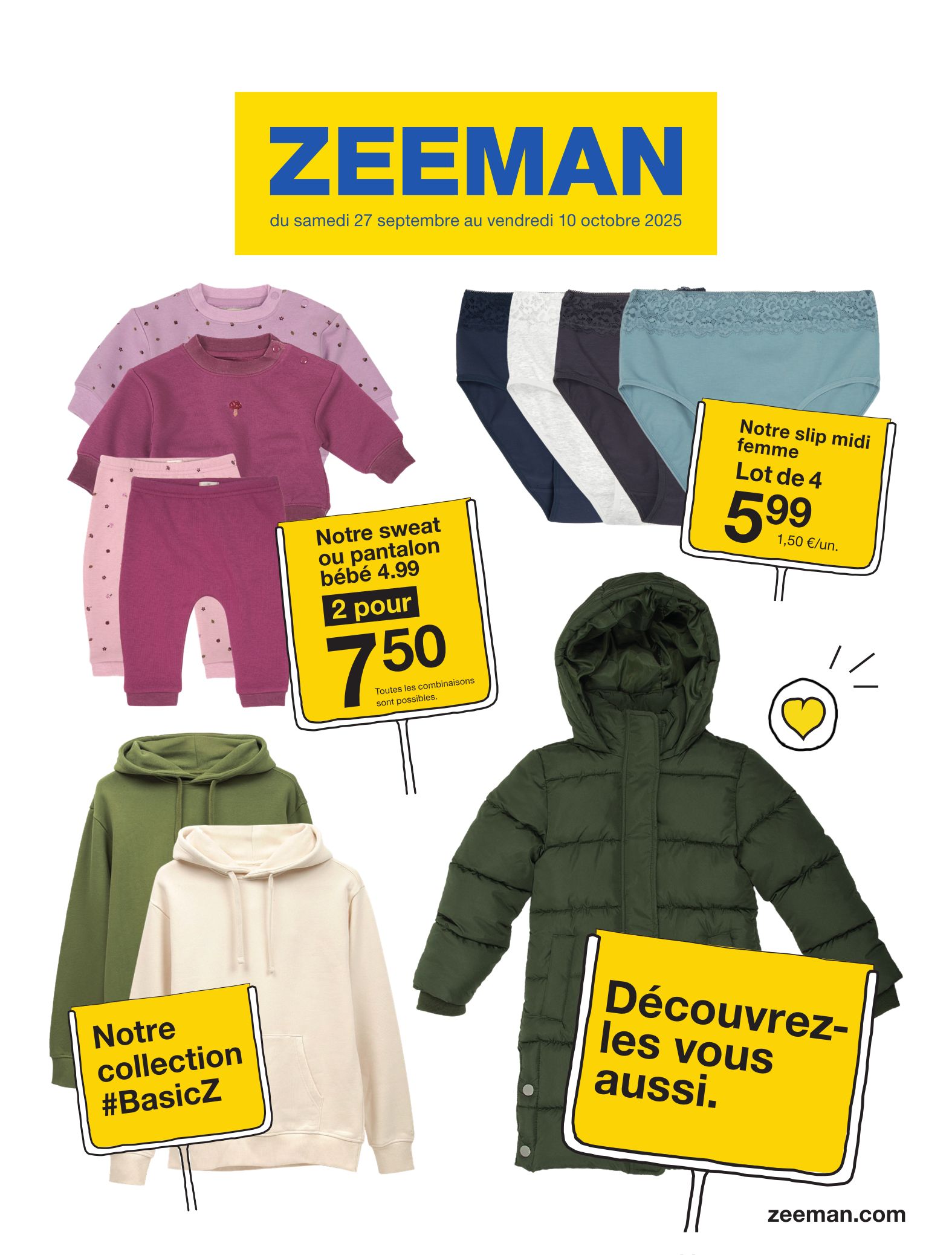 zeeman - Catalogue Zeeman valable du 27/09 au 10/10