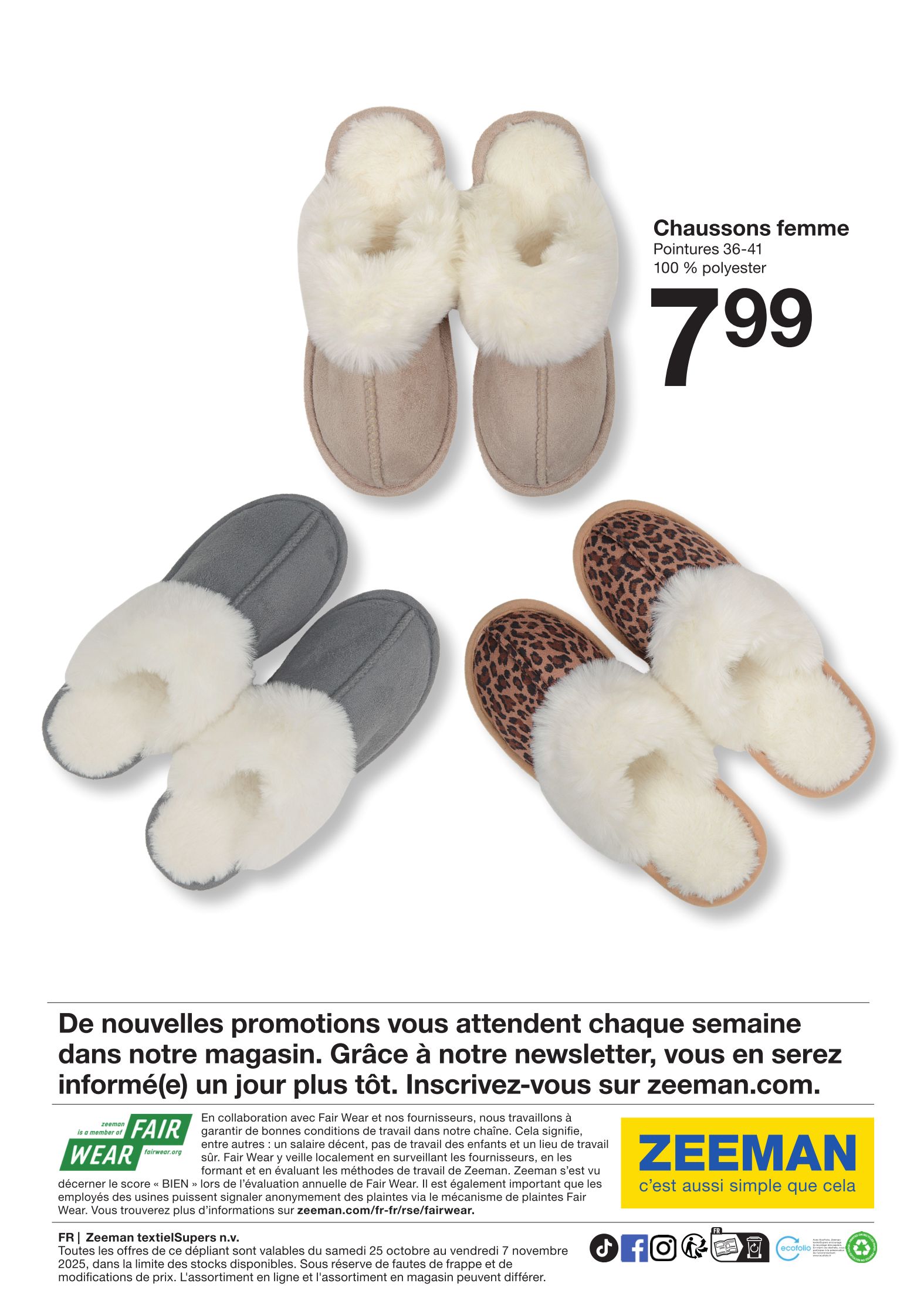 zeeman - Catalogue Zeeman valable du 25/10 au 07/11 - page: 23