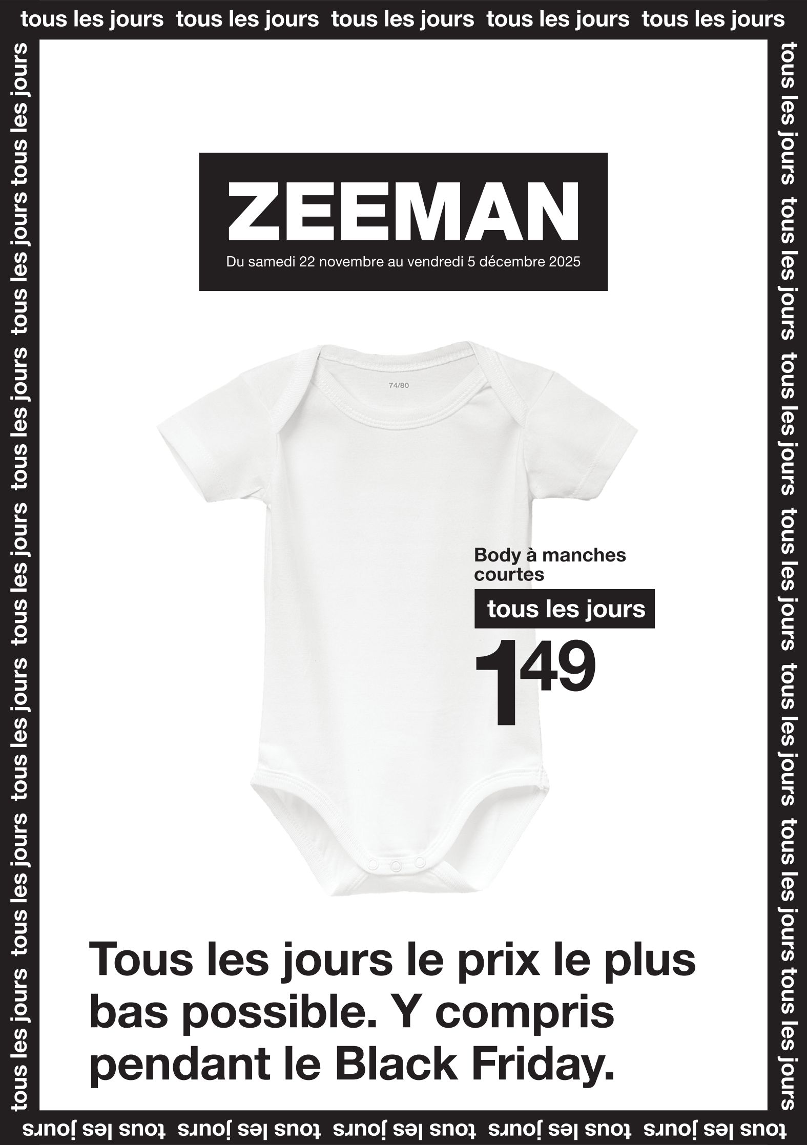zeeman - Catalogue Zeeman valable du 22/11 au 05/12