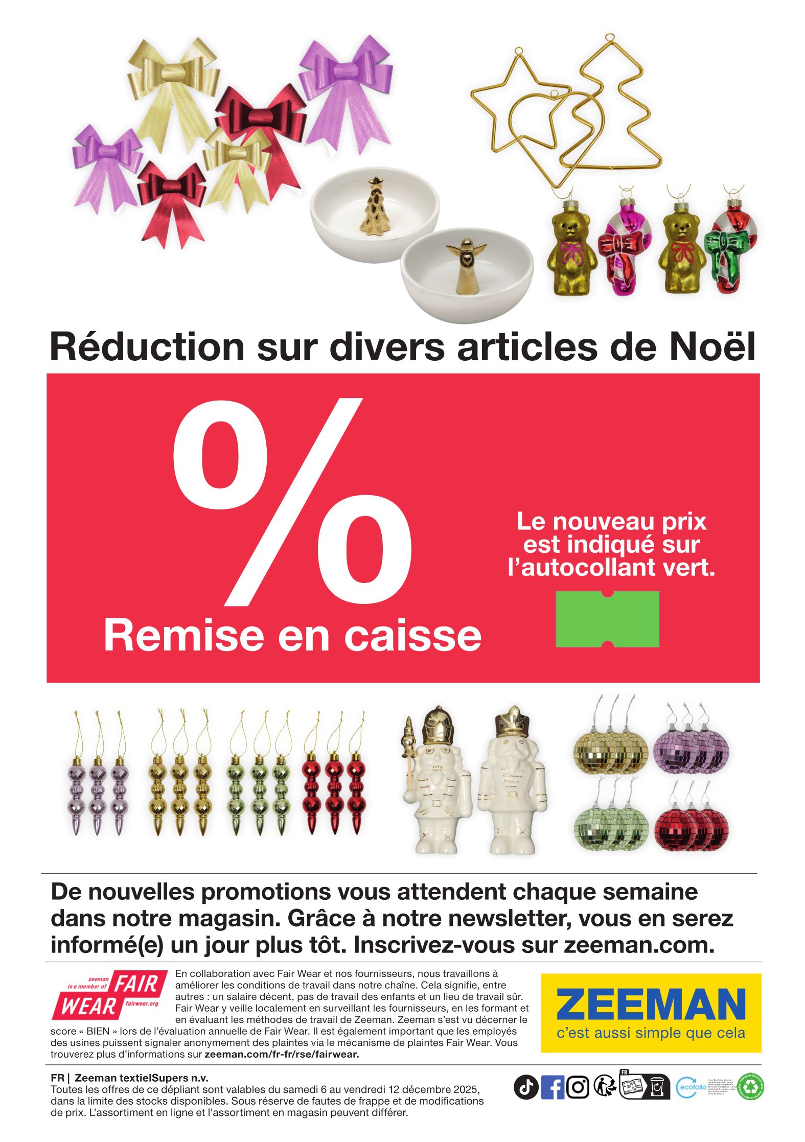 zeeman - Catalogue Zeeman valable du 06/12 au 12/12 - page: 12