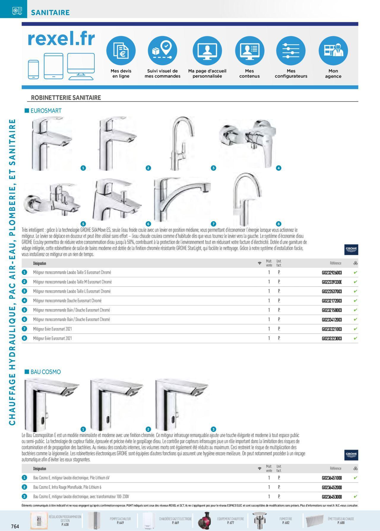 rexel - Rexel Chauffage Hydraulique, Plomberie et Sanitaire à partir du 01/12/2023 - 31/12/2024 - page: 130 rexel - Rexel Chauffage Hydraulique, Plomberie et Sanitaire à partir du 01/12/2023 - 31/12/2024 - page: 130