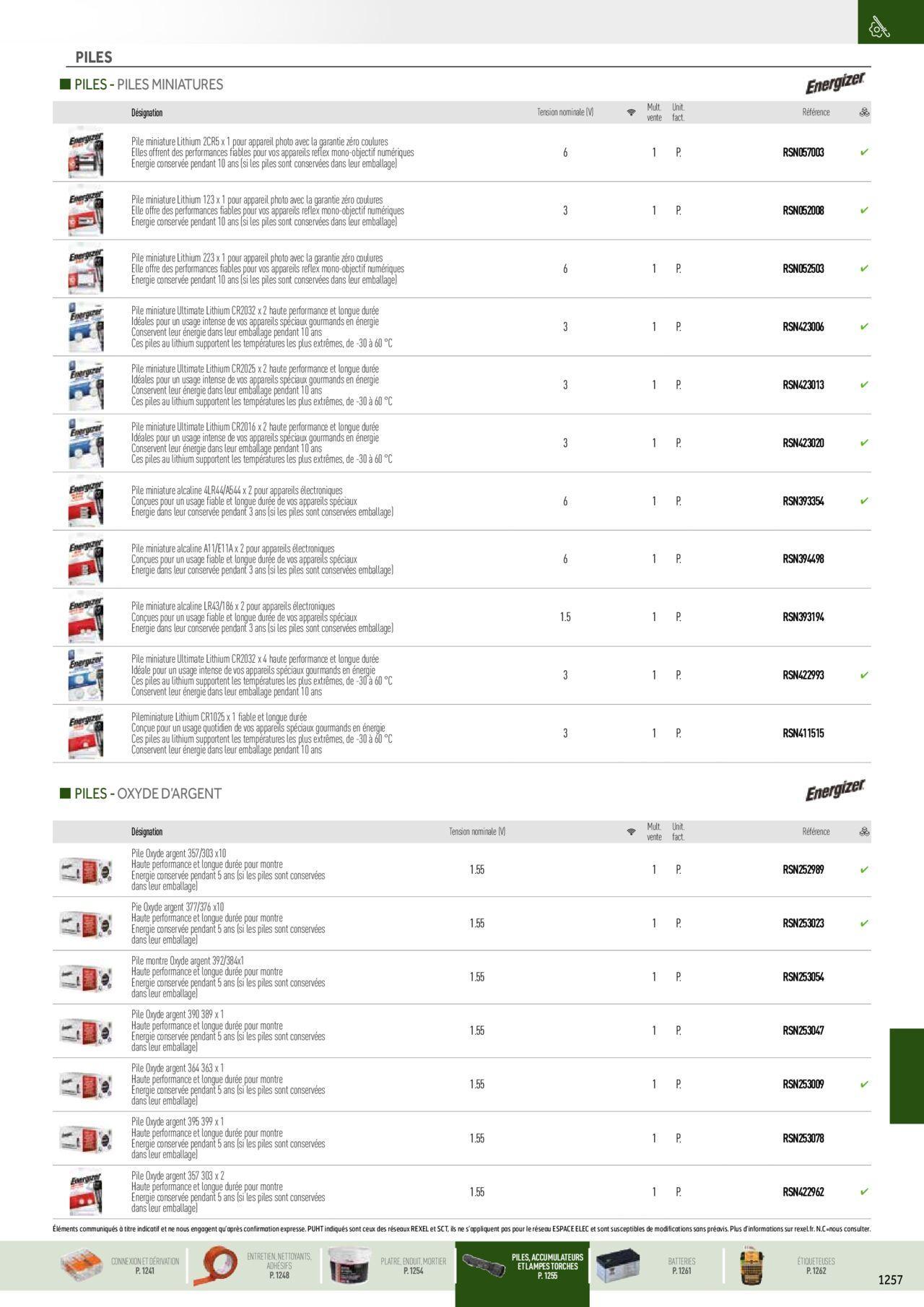 rexel - Rexel Catalogue petit tertiaire résidentiel EPI à partir du 01/12/2023 - 31/12/2024 - page: 125 rexel - Rexel Catalogue petit tertiaire résidentiel EPI à partir du 01/12/2023 - 31/12/2024 - page: 125
