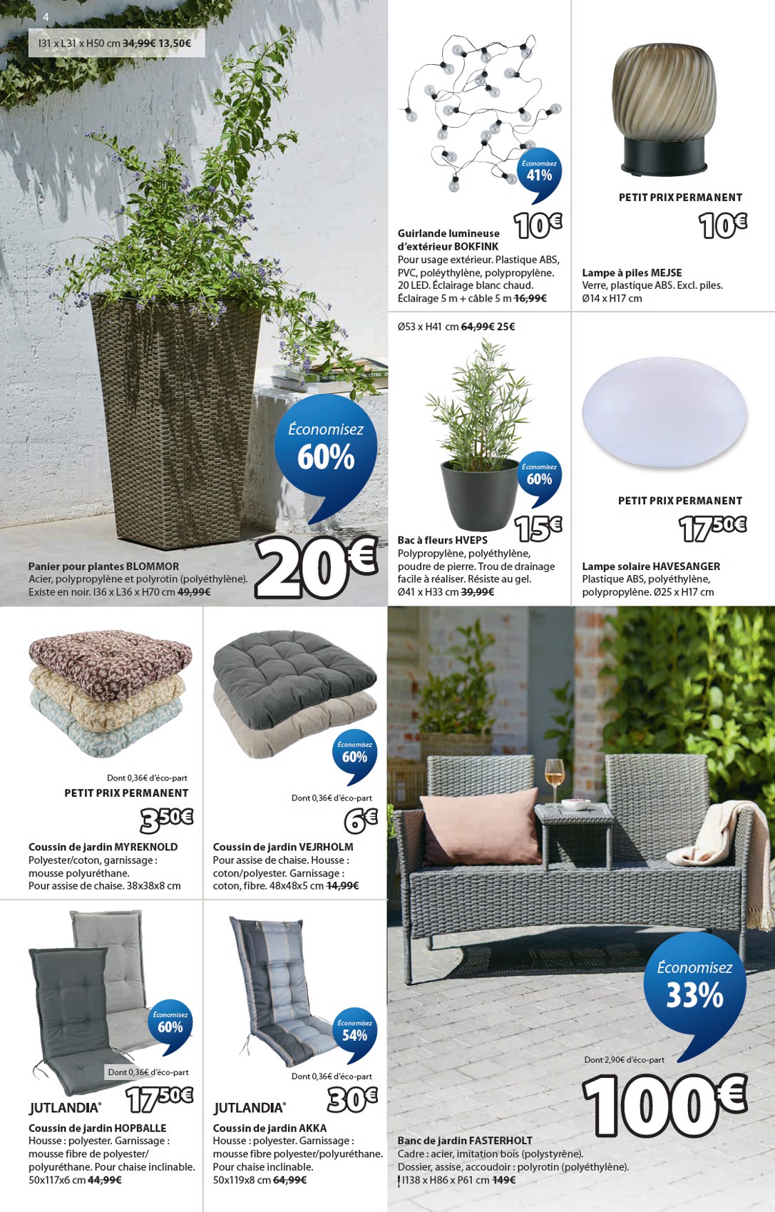 jysk - Current JYSK leaflet valid from du mercredi 24/06/2026 to du mardi 21/07/2026 - page: 4