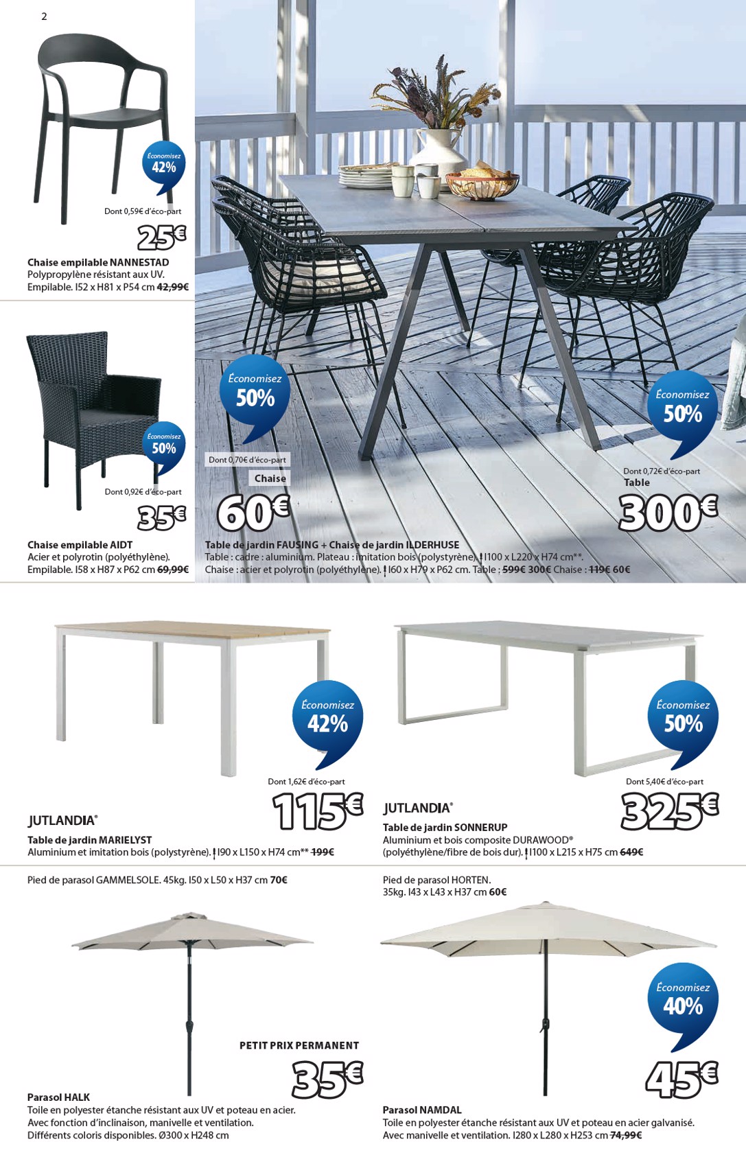 jysk - Current JYSK leaflet valid from du mercredi 24/06/2026 to du mardi 21/07/2026 - page: 2