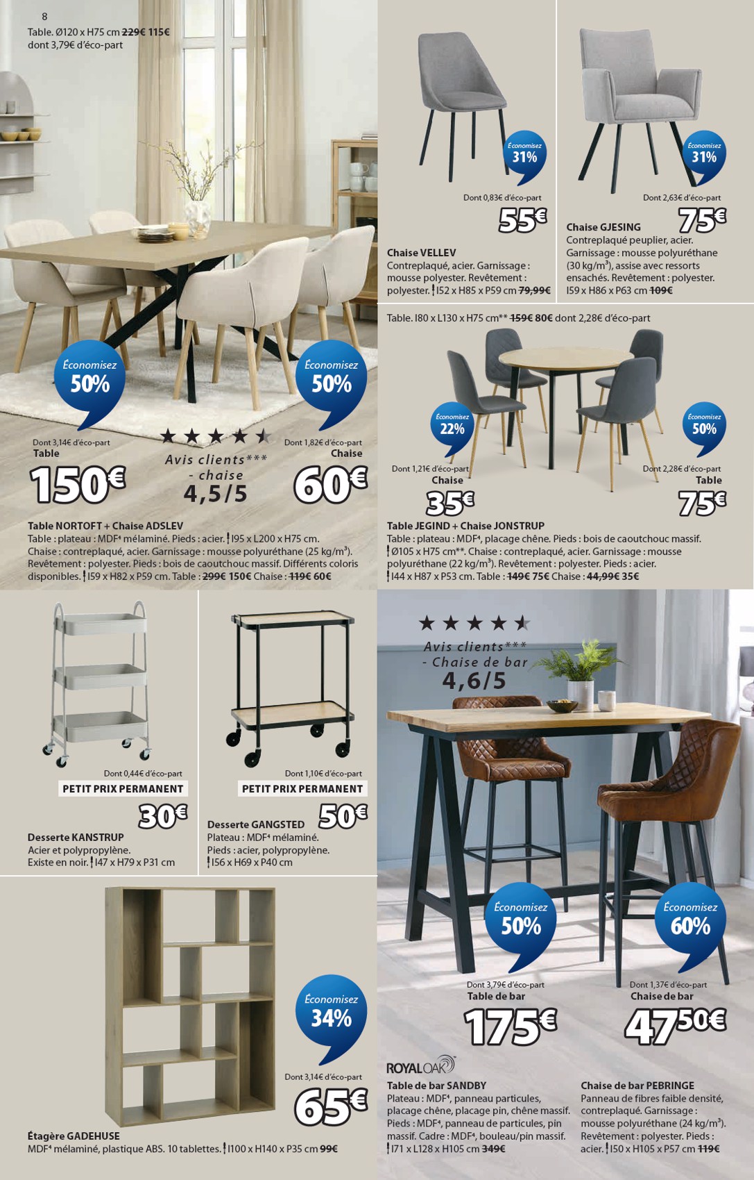jysk - Current JYSK leaflet valid from du mercredi 24/06/2026 to du mardi 21/07/2026 - page: 8