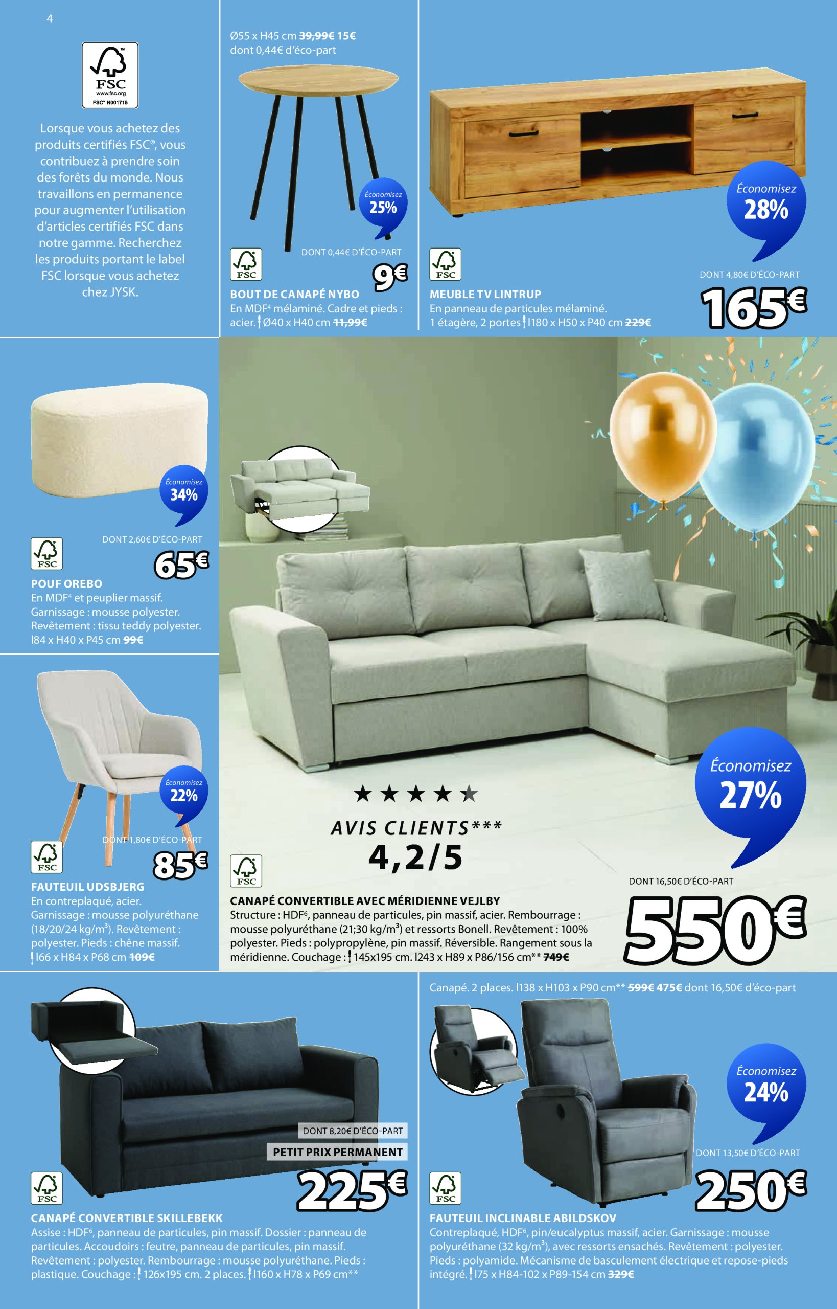 jysk - Catalogue JYSK valable dès 25/03 - 12/05 - page: 4