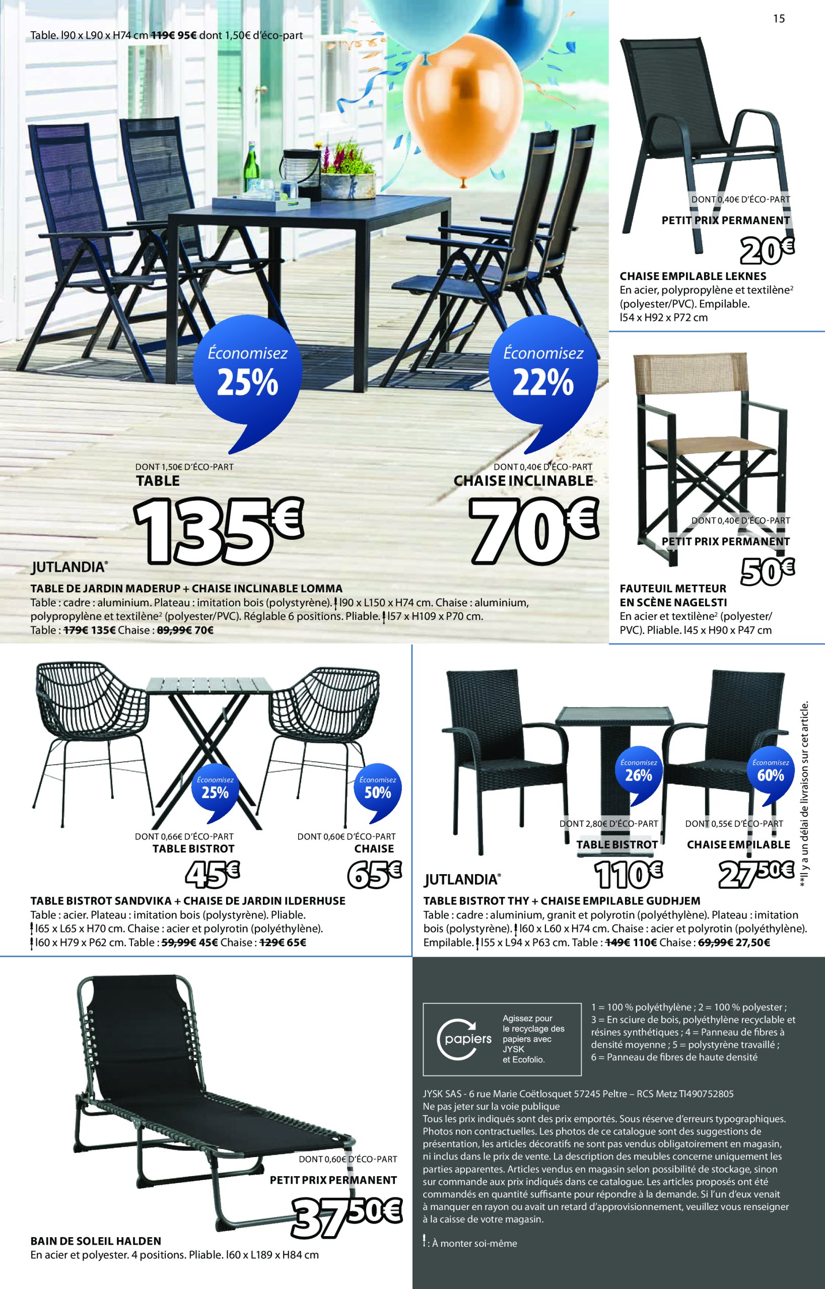 jysk - Catalogue JYSK valable dès 25/03 - 12/05 - page: 15