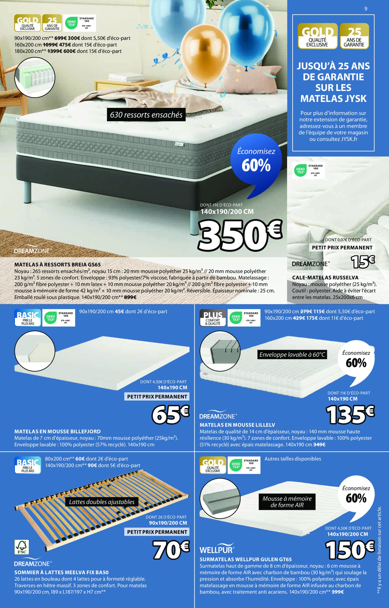 jysk - Catalogue JYSK valable dès 25/03 - 12/05 - page: 9