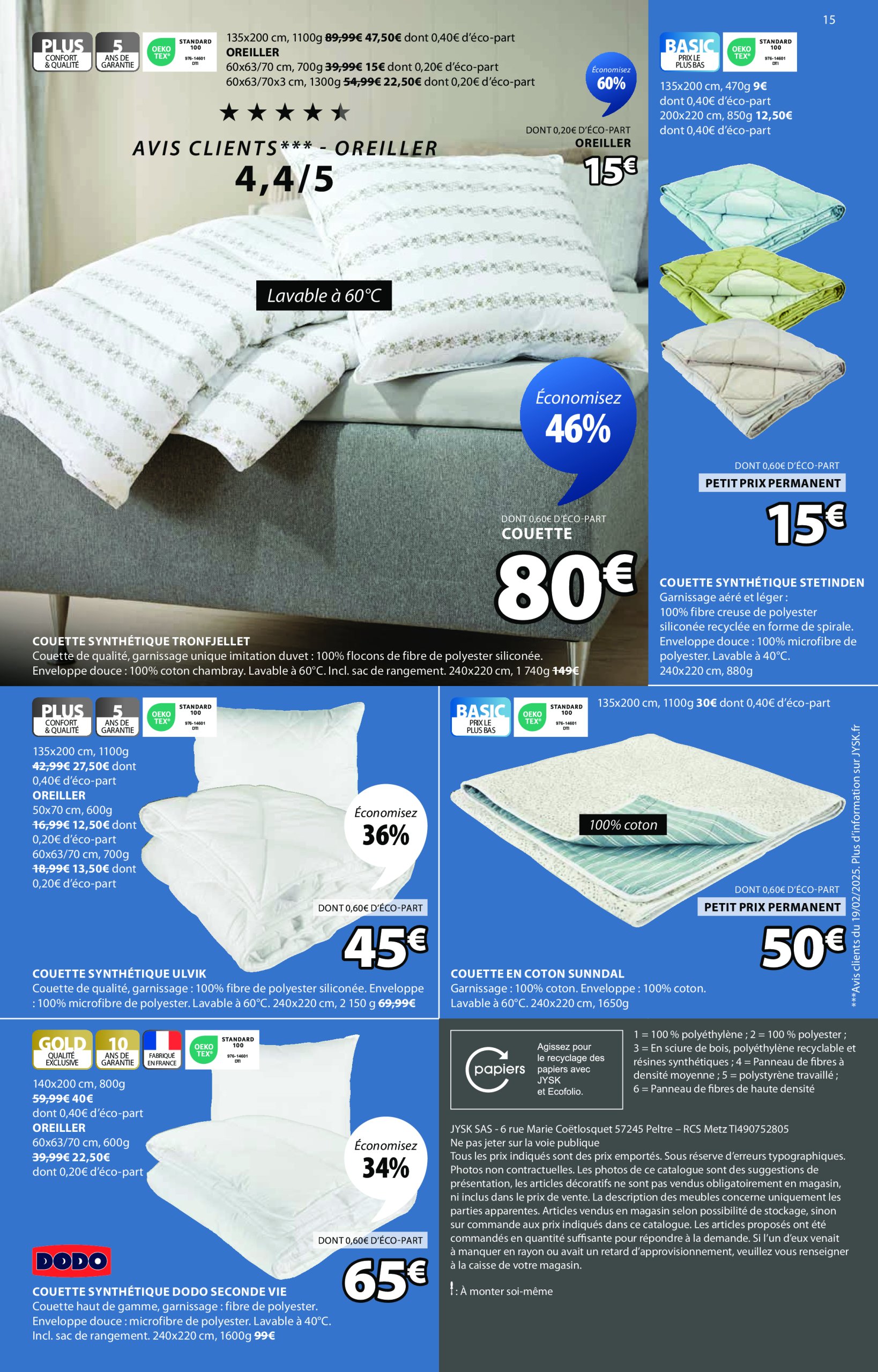 jysk - Catalogue JYSK valable dès 08/04 - 12/05 - page: 15