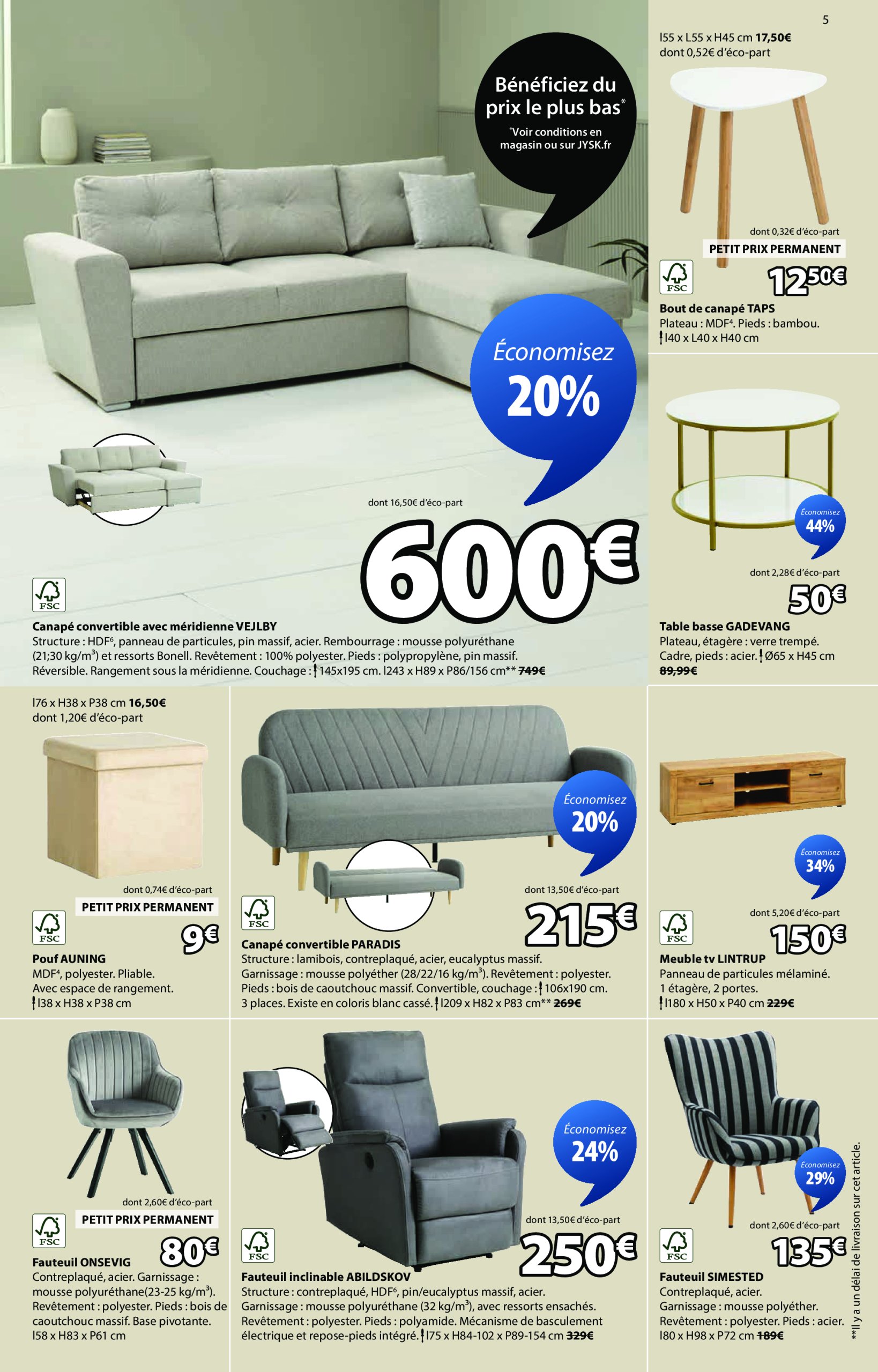 jysk - Catalogue JYSK valable du 17/06 au 21/07 - page: 5