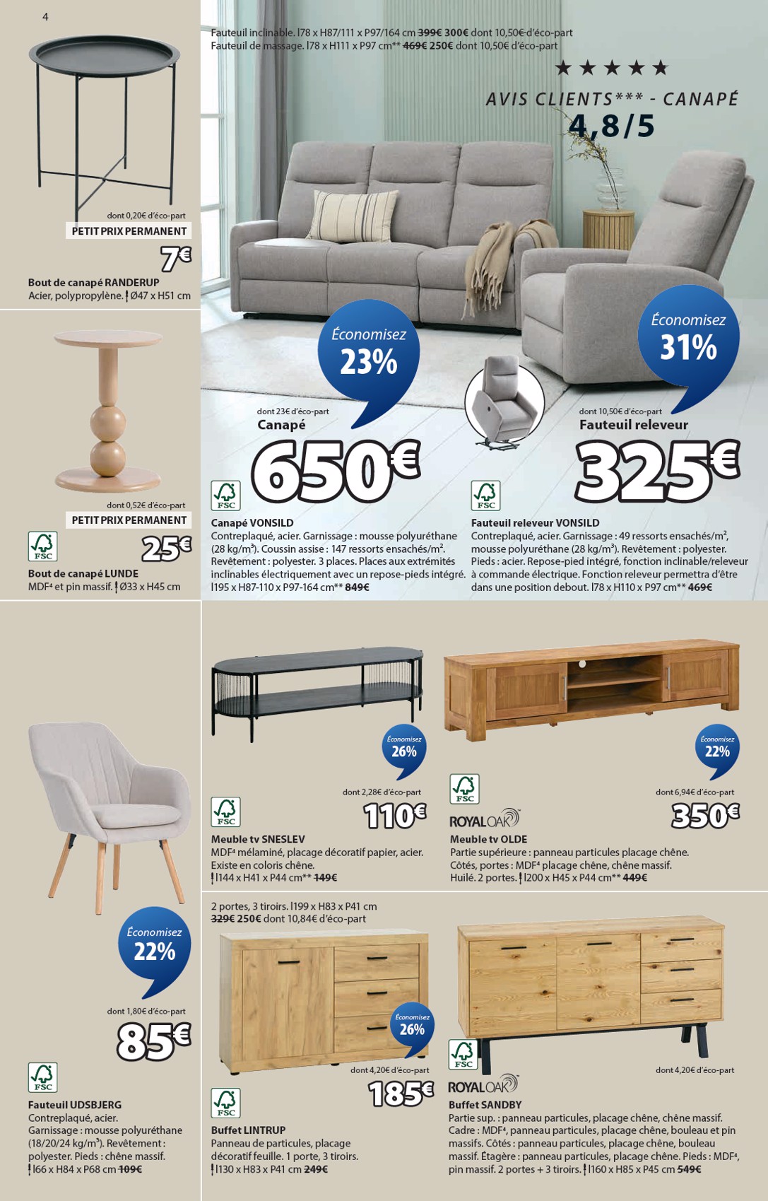 jysk - Catalogue JYSK - Offres exceptionnelles valable du 17/06 au 21/07 - page: 4