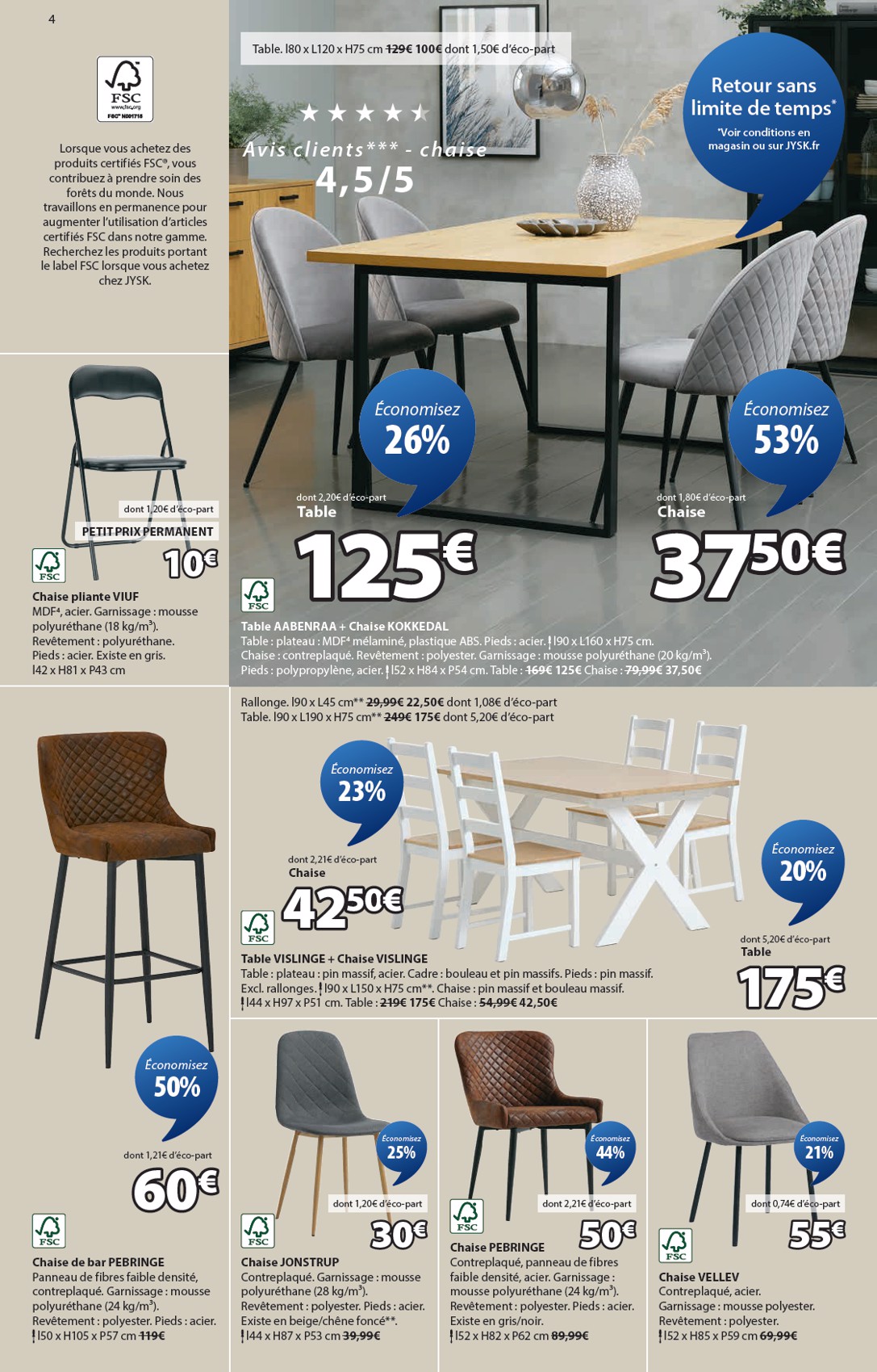 jysk - Catalogue JYSK valable du 22/07 au 01/09 - page: 4