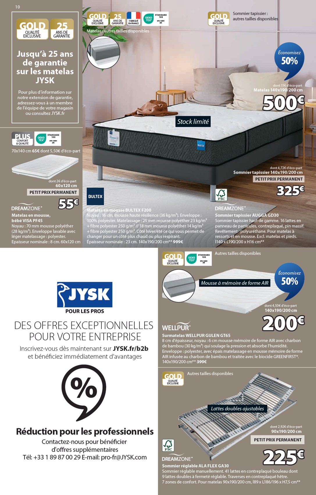jysk - Catalogue JYSK valable du 22/07 au 01/09 - page: 10