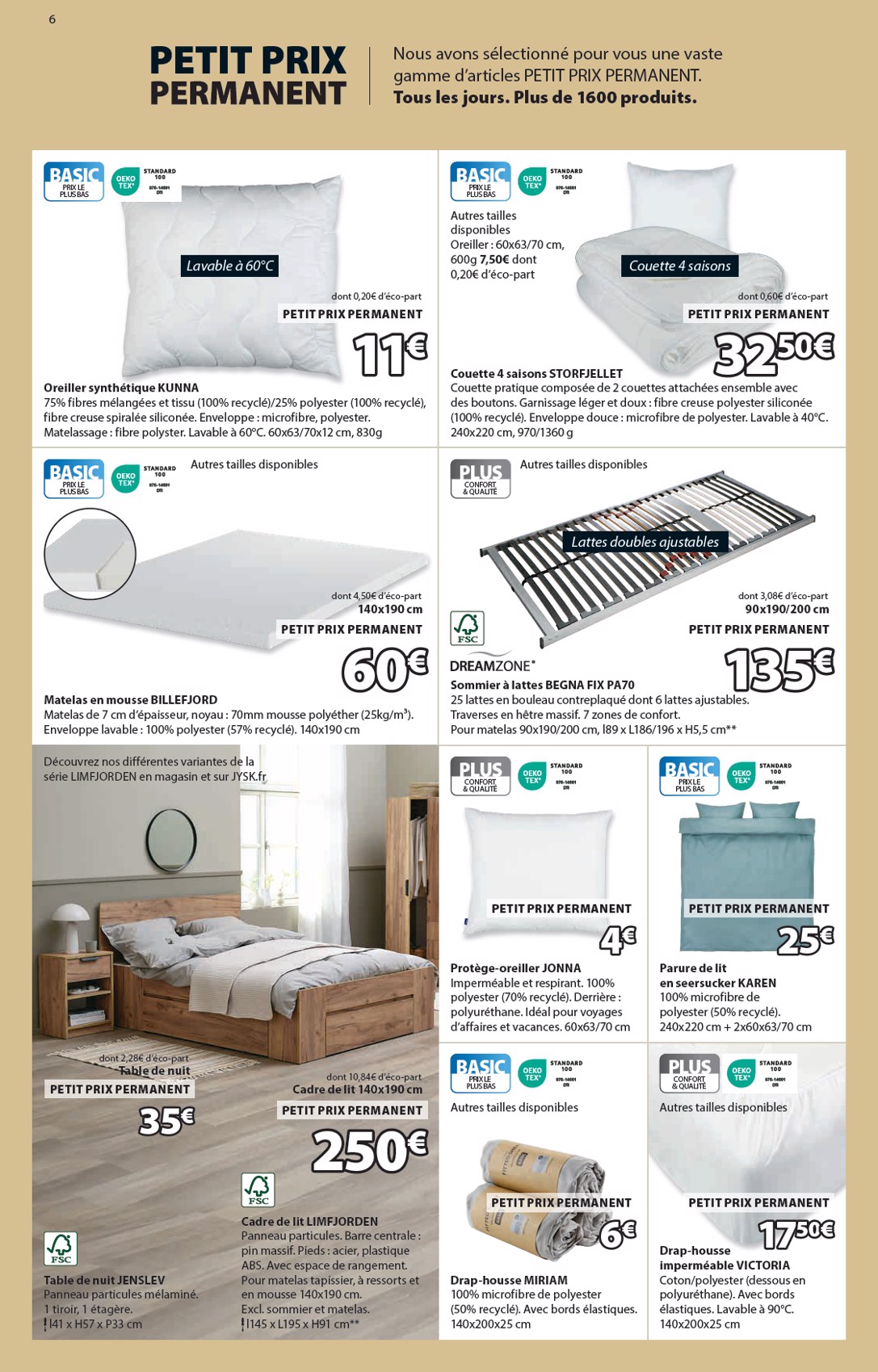 jysk - Catalogue JYSK valable du 29/07 au 01/09 - page: 6