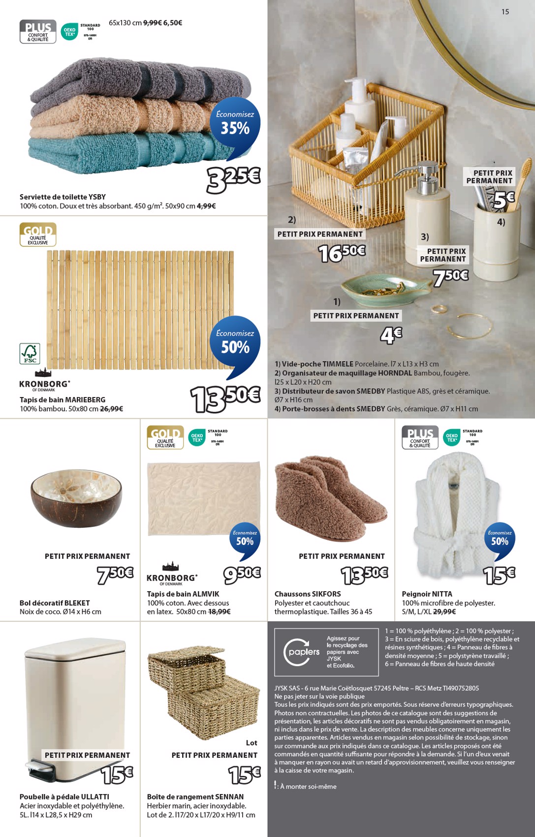 jysk - Catalogue JYSK valable du 29/07 au 01/09 - page: 15