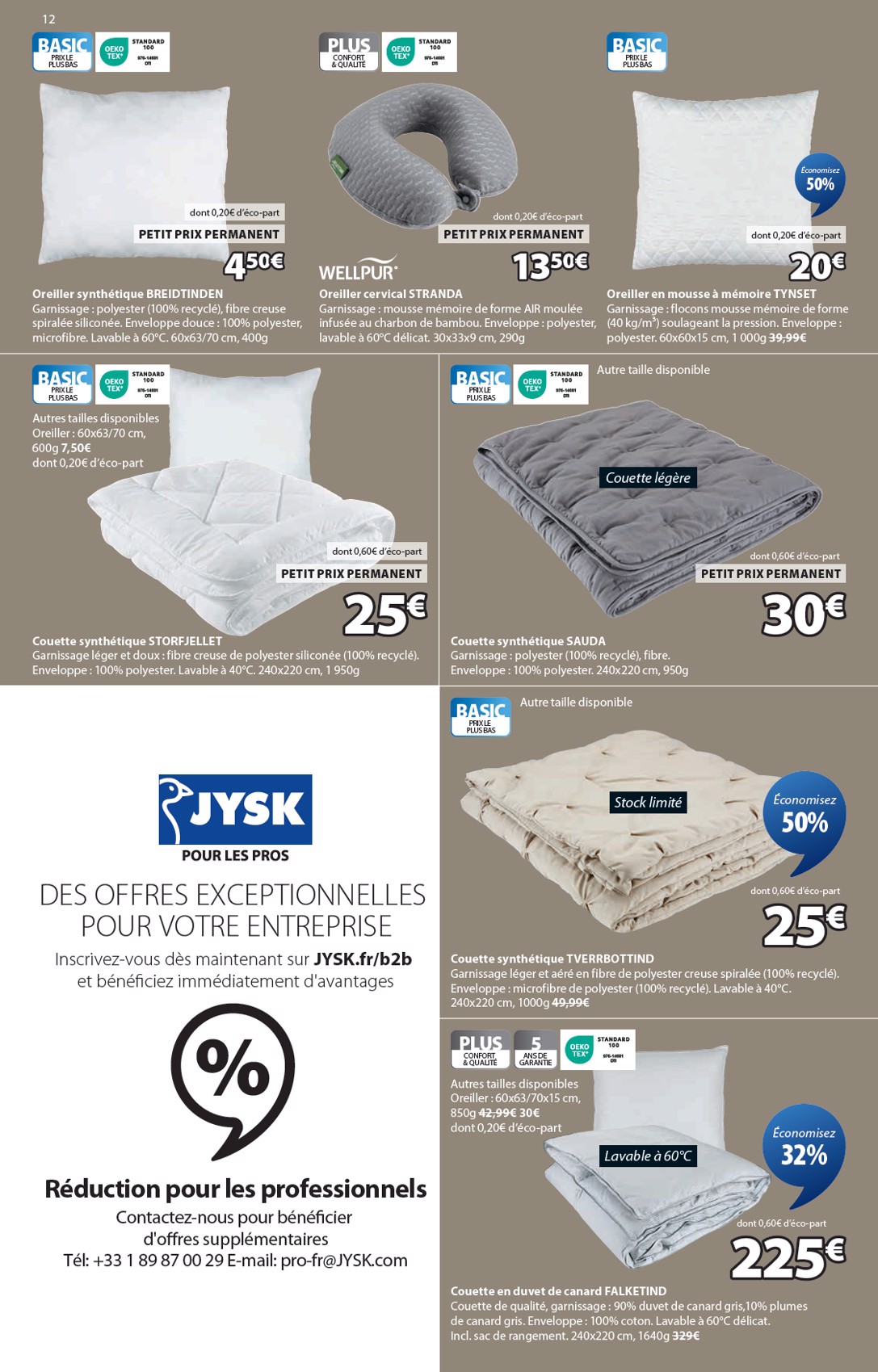 jysk - Catalogue JYSK valable du 19/08 au 01/09 - page: 12