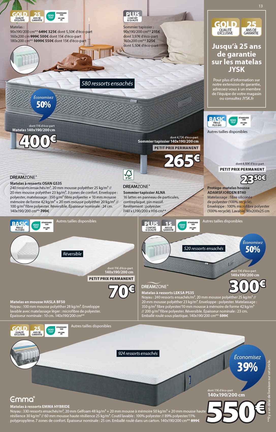 jysk - Catalogue JYSK valable du 19/08 au 01/09 - page: 13