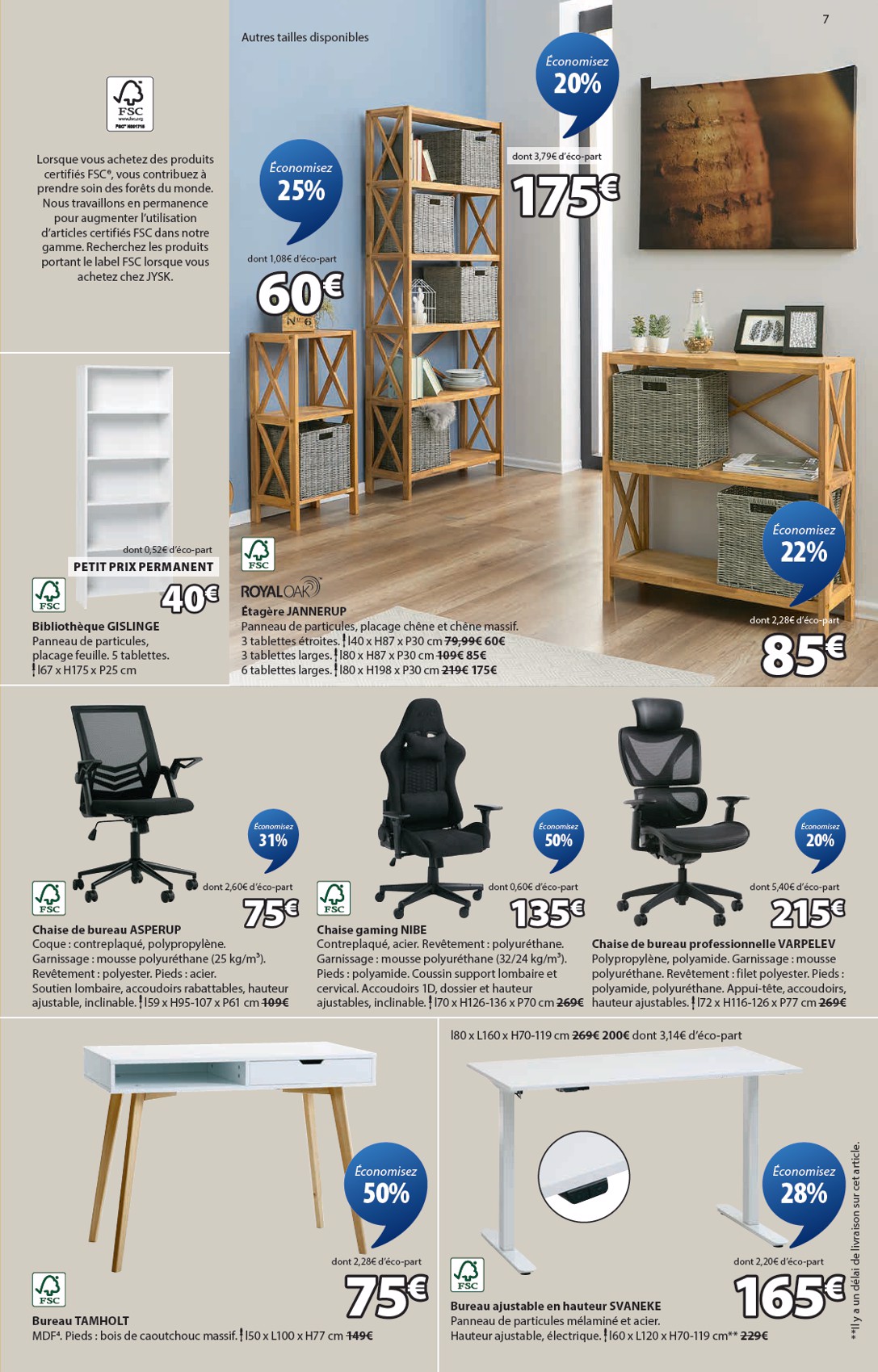 jysk - Catalogue JYSK valable du 19/08 au 01/09 - page: 7