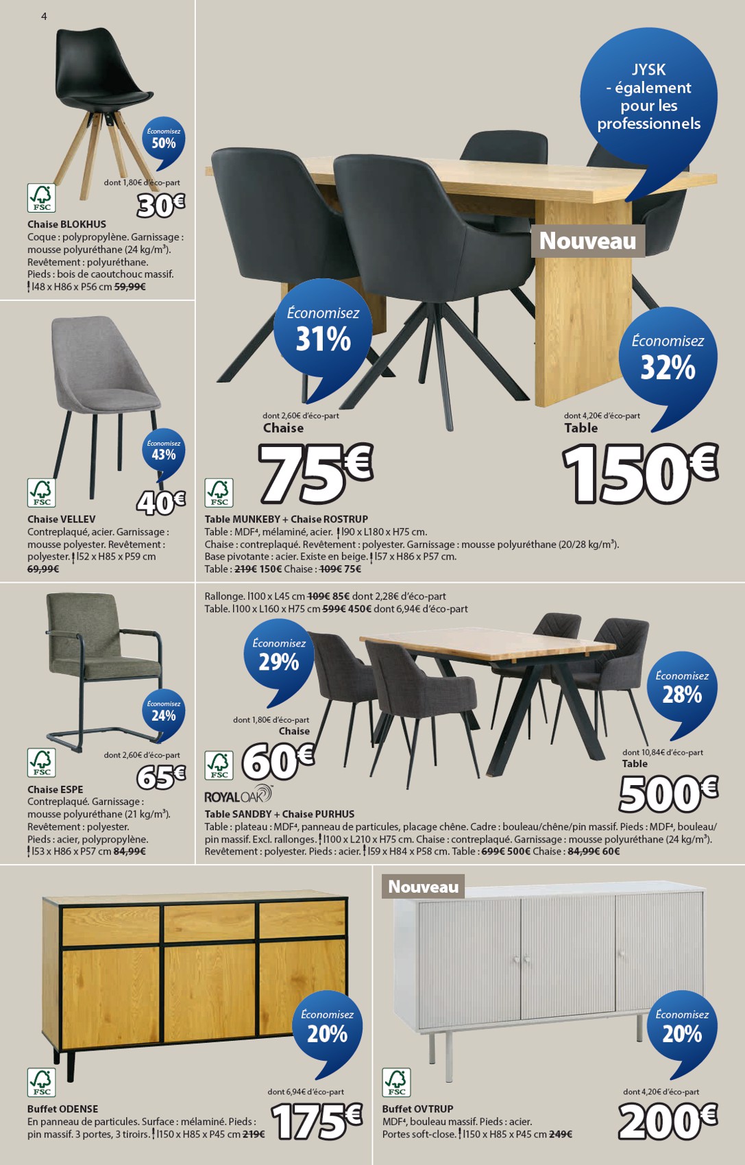 jysk - Catalogue JYSK valable du 19/08 au 01/09 - page: 4