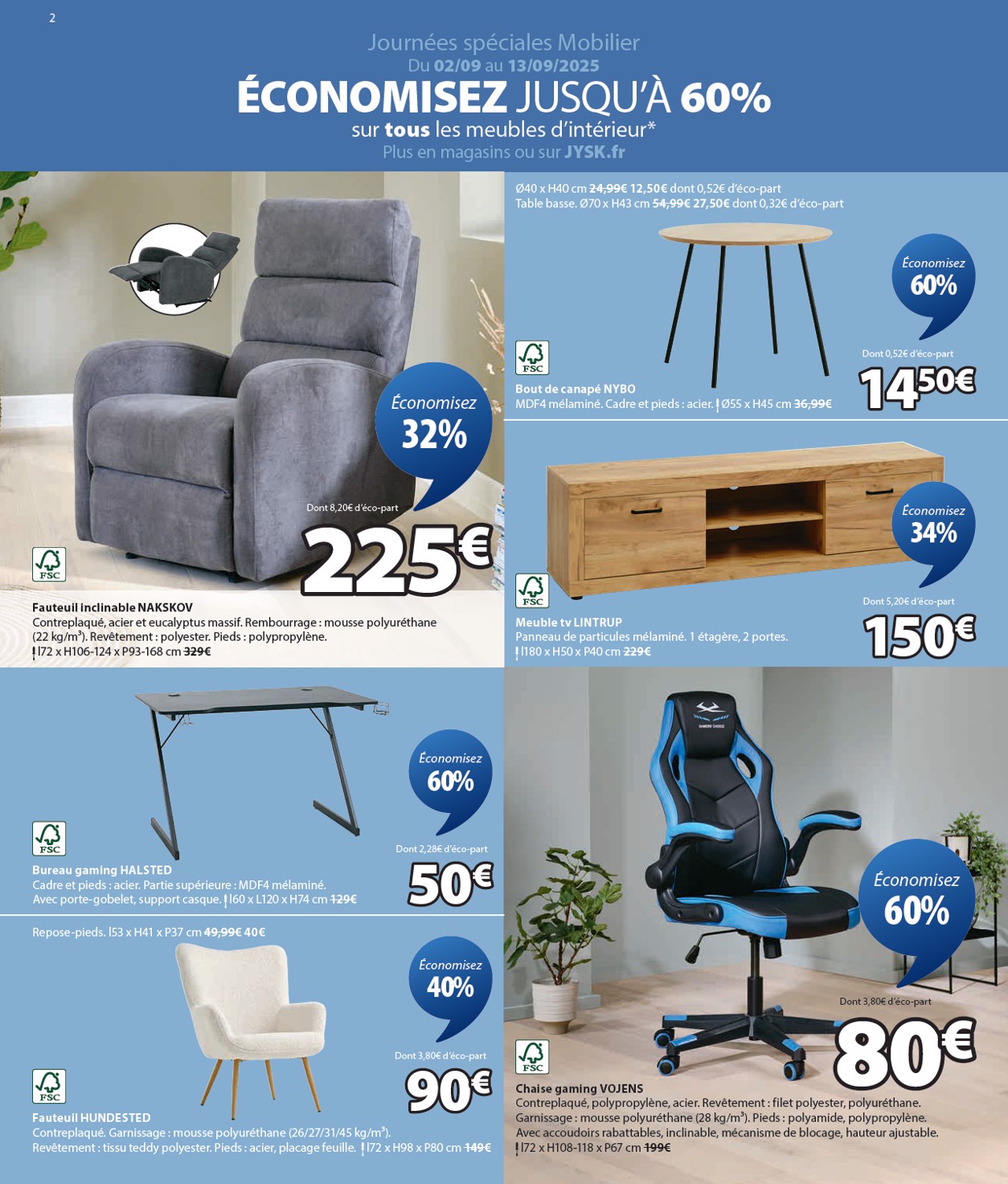 jysk - Catalogue JYSK valable du 02/09 au 13/10 - page: 2