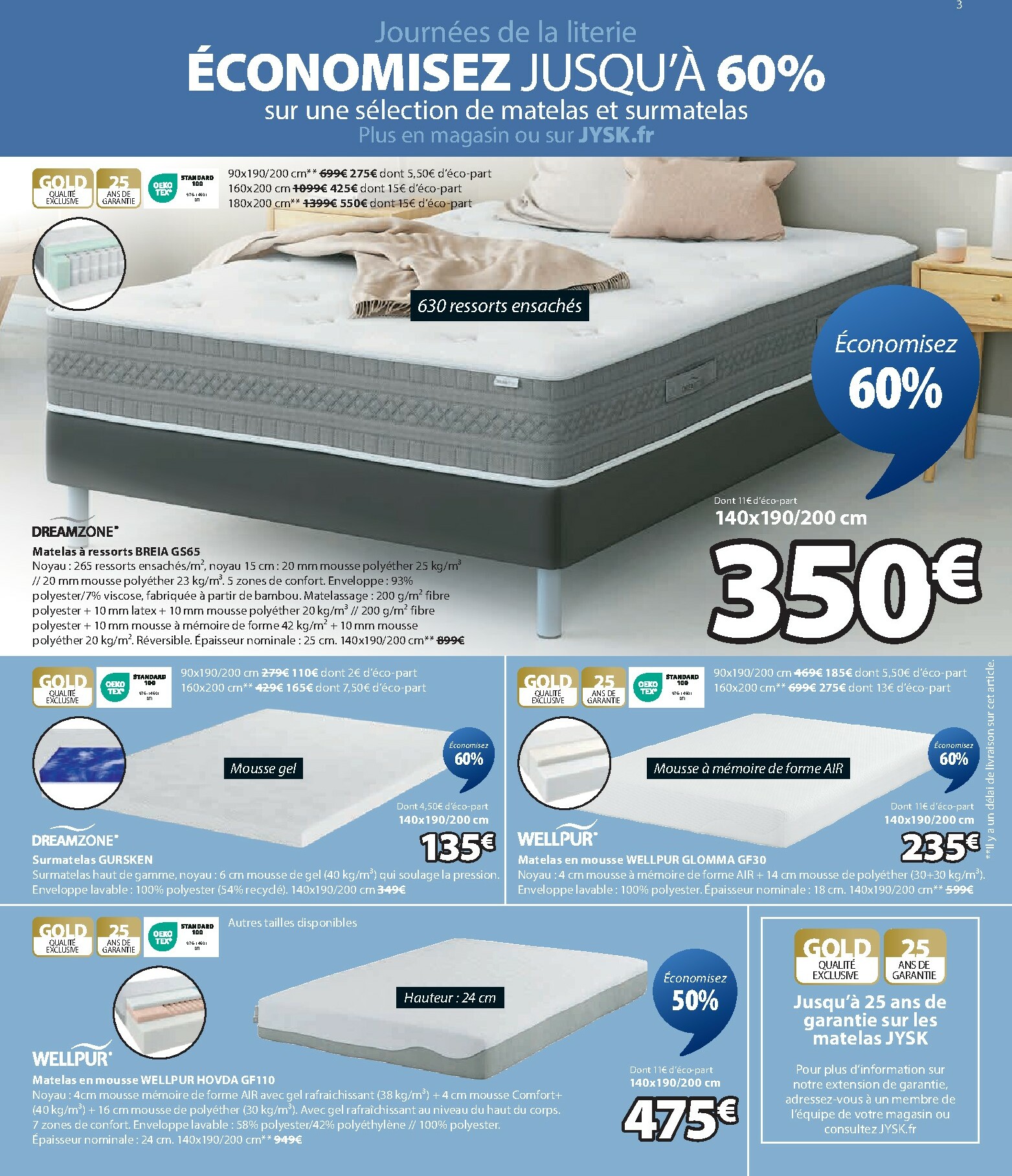 jysk - Catalogue JYSK valable du 30/09 au 13/10 - page: 3