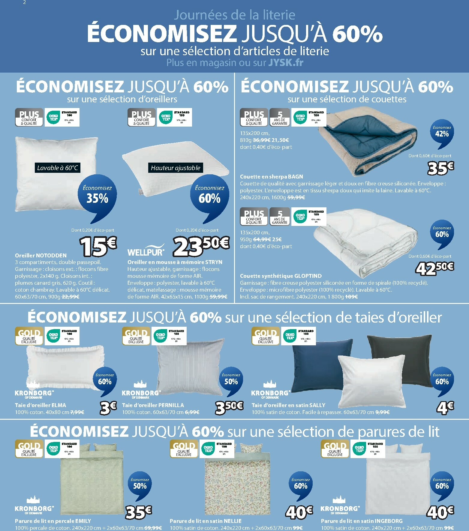 jysk - Catalogue JYSK valable du 30/09 au 13/10 - page: 2