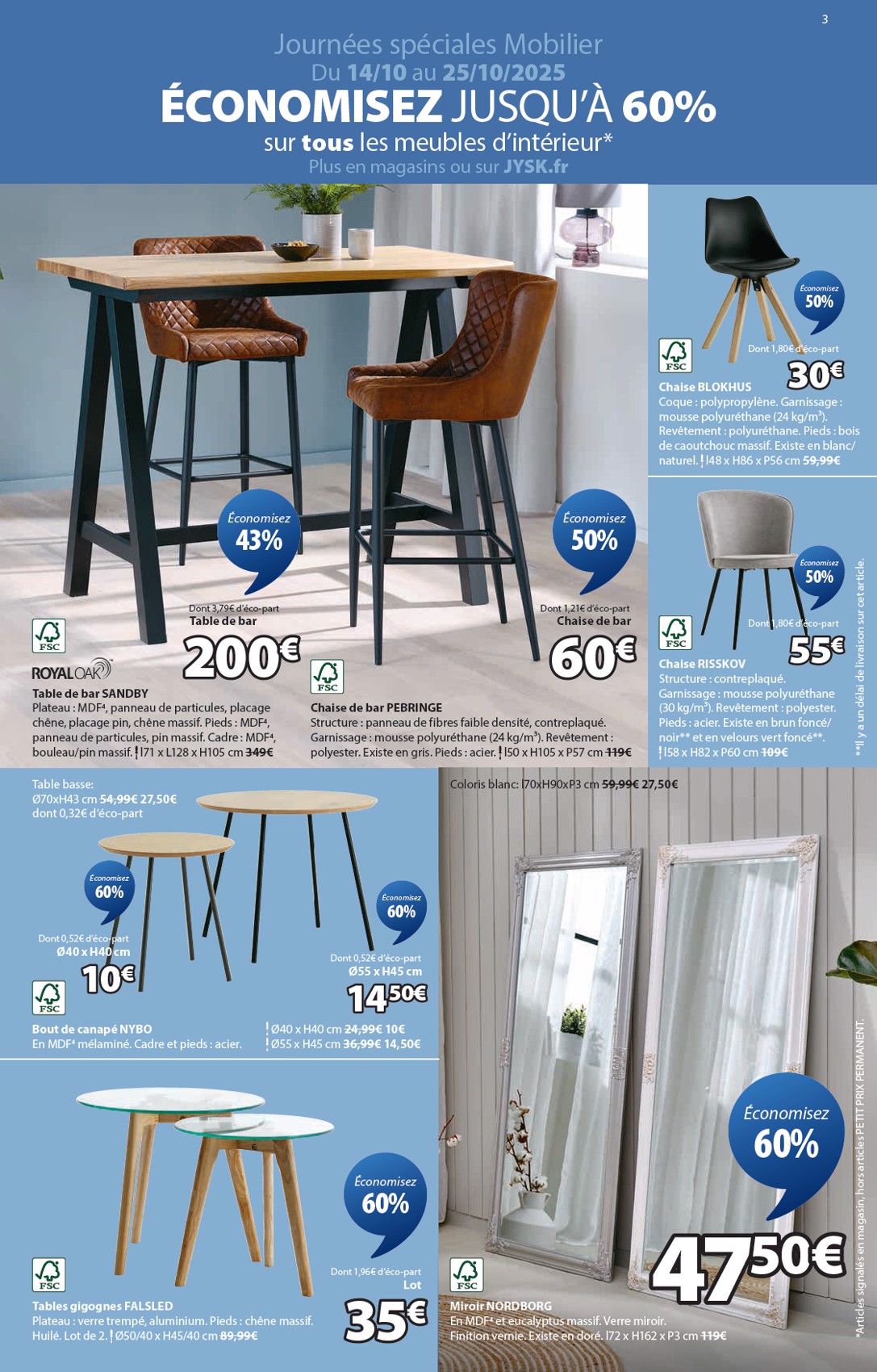 jysk - Catalogue JYSK valable du 14/10 au 01/12 - page: 3